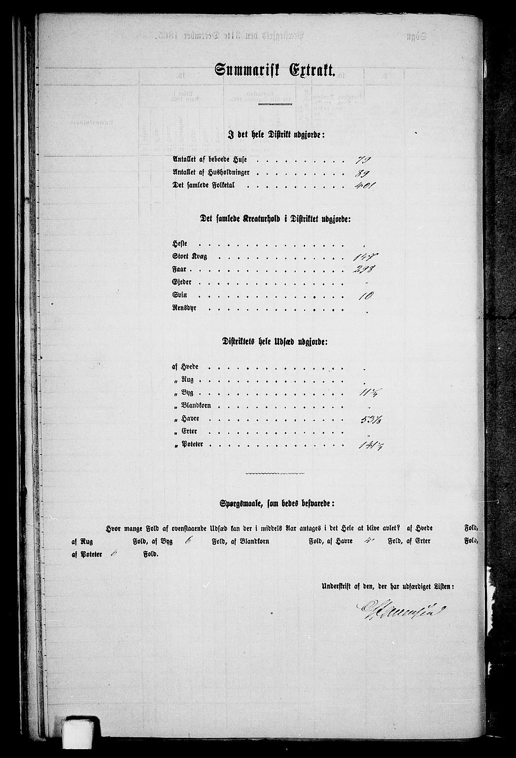 RA, Folketelling 1865 for 1042L Flekkefjord prestegjeld, Nes sokn og Hidra sokn, 1865, s. 27