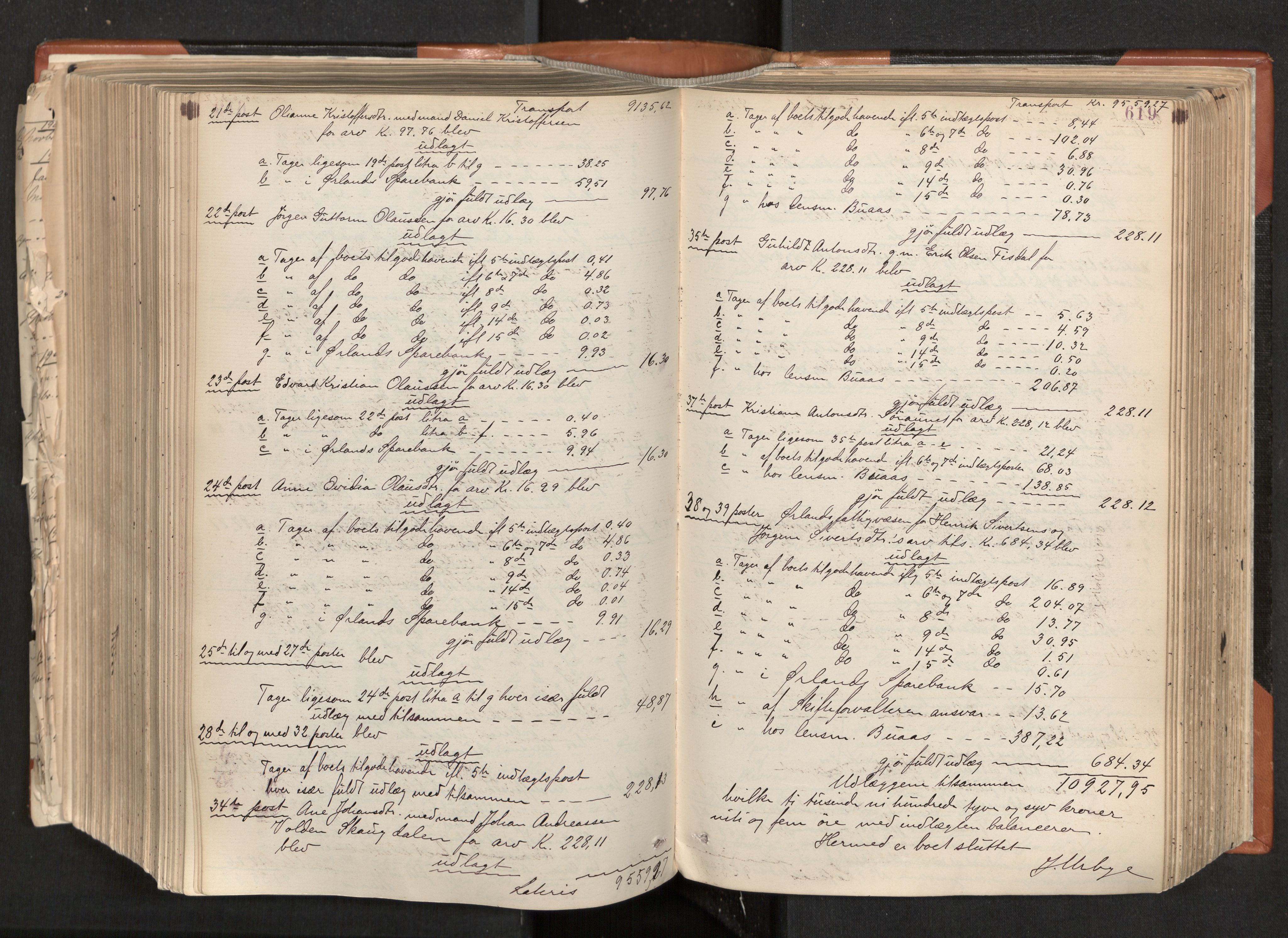 Fosen sorenskriveri, AV/SAT-A-1107/1/3/3A/L0028: Skifteutlodningsprotokoll nr. 7, 1887-1904, s. 619