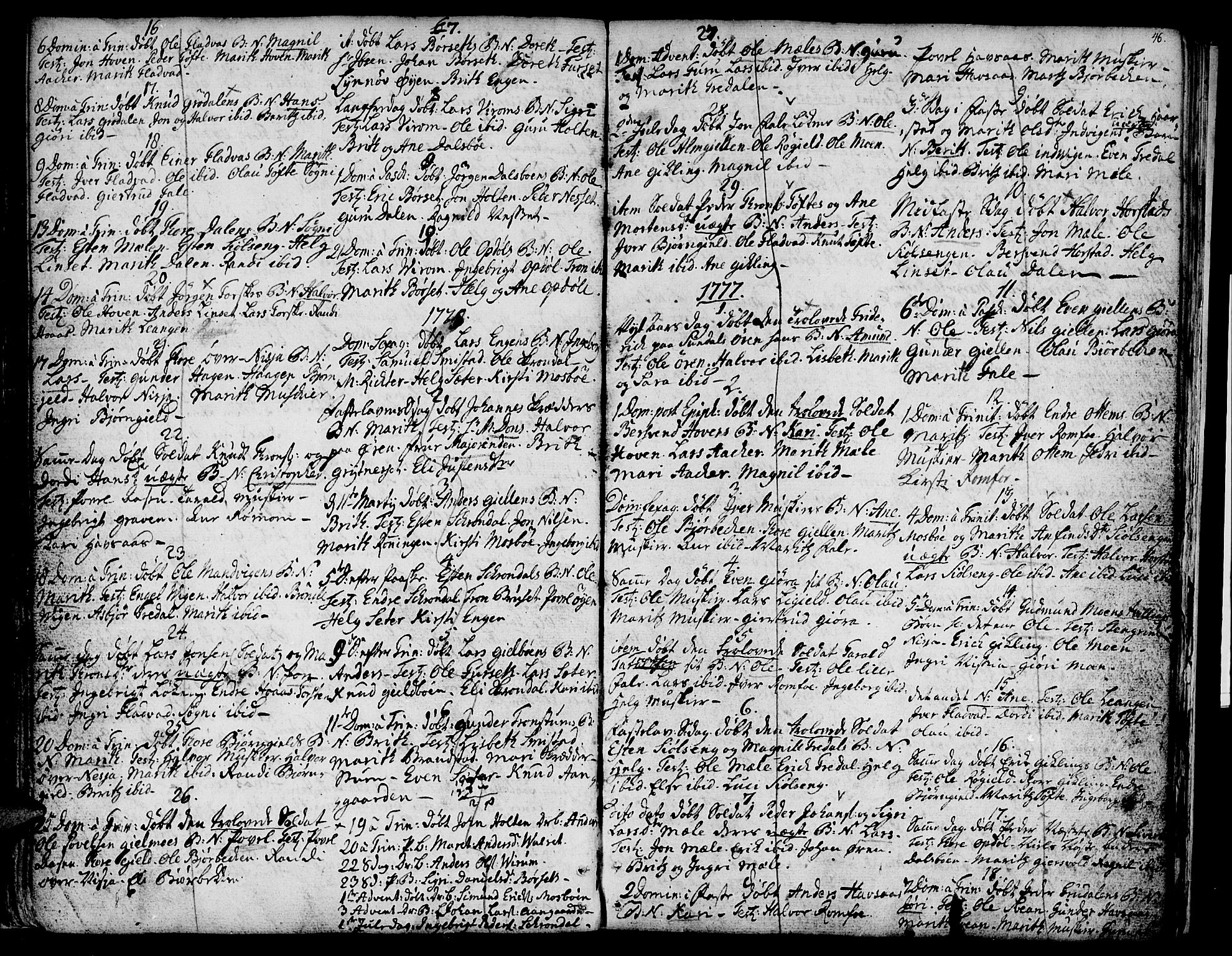 Ministerialprotokoller, klokkerbøker og fødselsregistre - Møre og Romsdal, AV/SAT-A-1454/590/L1007: Ministerialbok nr. 590A01, 1752-1793, s. 46