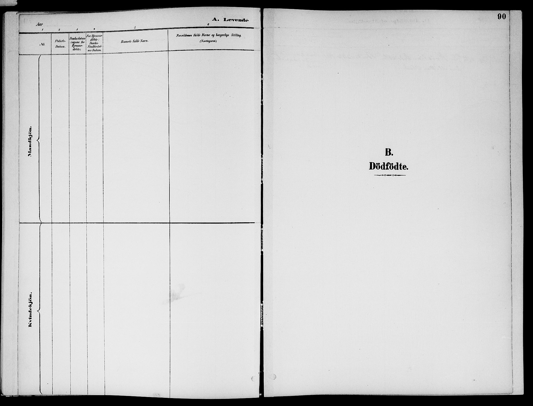 Ministerialprotokoller, klokkerbøker og fødselsregistre - Nord-Trøndelag, AV/SAT-A-1458/773/L0617: Ministerialbok nr. 773A08, 1887-1910, s. 90