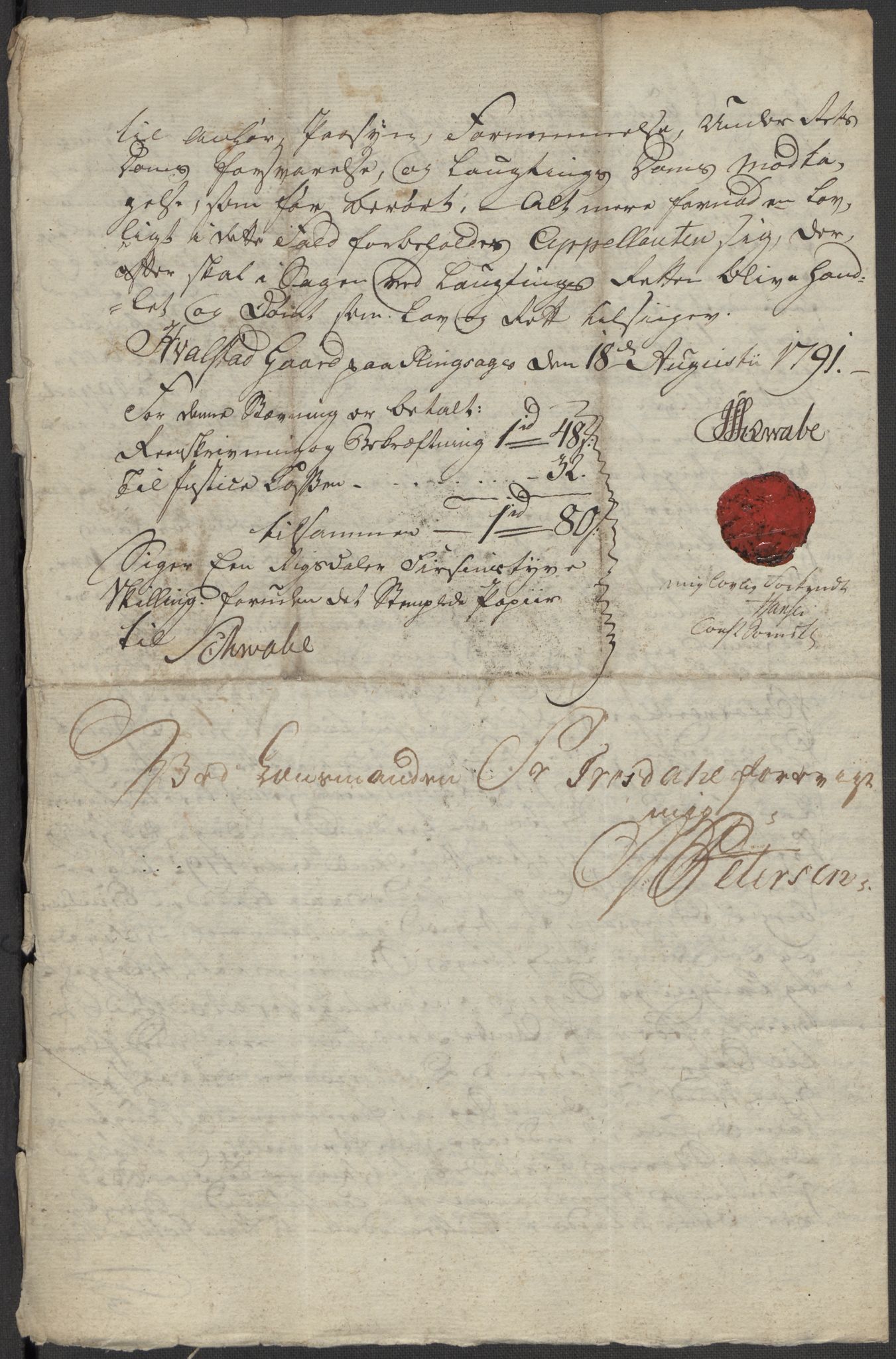 Riksarkivets diplomsamling, AV/RA-EA-5965/F15/L0012: Prestearkiv - Oppland, 1584-1794, s. 185