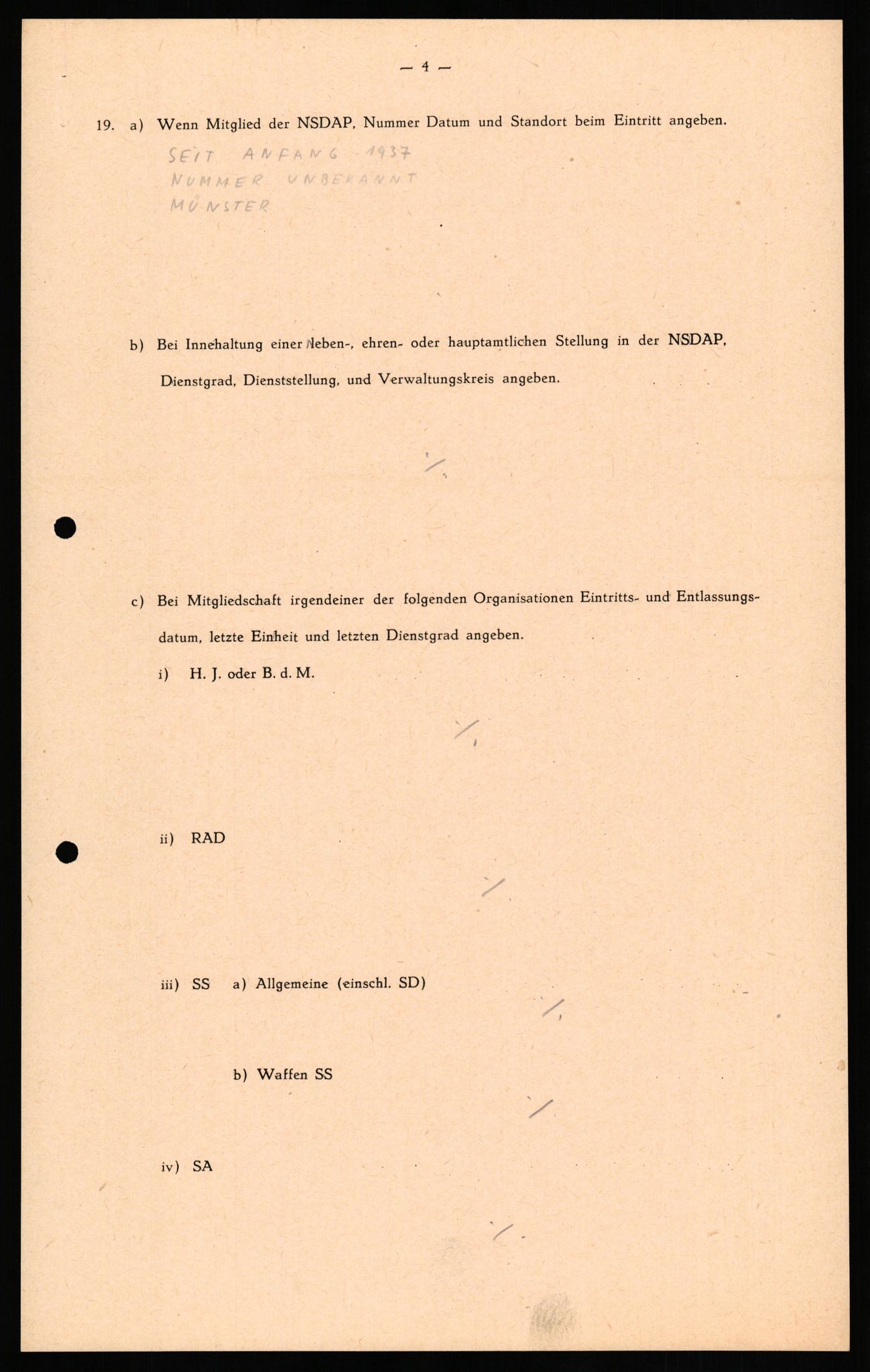 Forsvaret, Forsvarets overkommando II, AV/RA-RAFA-3915/D/Db/L0026: CI Questionaires. Tyske okkupasjonsstyrker i Norge. Tyskere., 1945-1946, s. 433