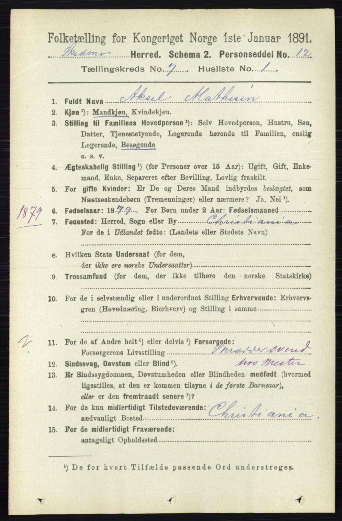 RA, Folketelling 1891 for 0231 Skedsmo herred, 1891, s. 3347