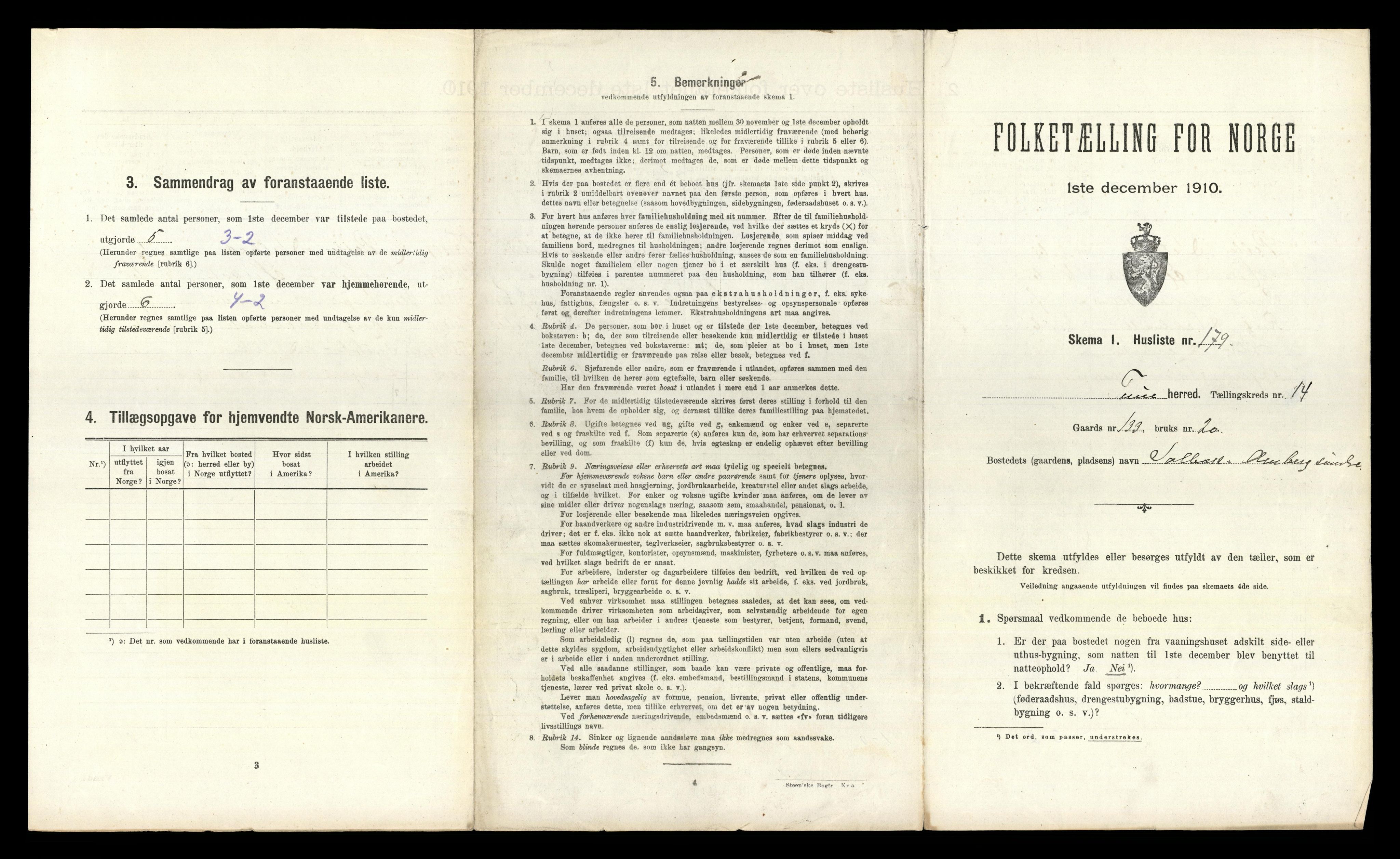 RA, Folketelling 1910 for 0130 Tune herred, 1910, s. 3162