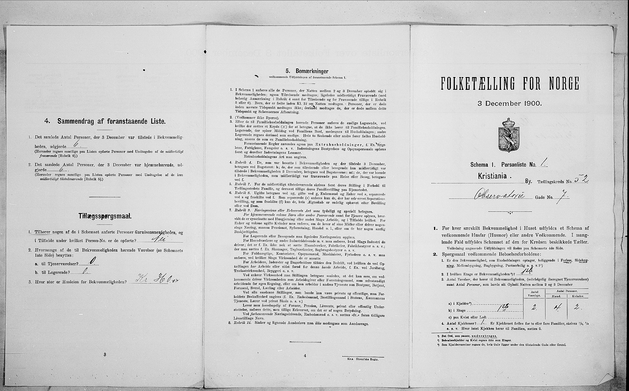SAO, Folketelling 1900 for 0301 Kristiania kjøpstad, 1900, s. 67169