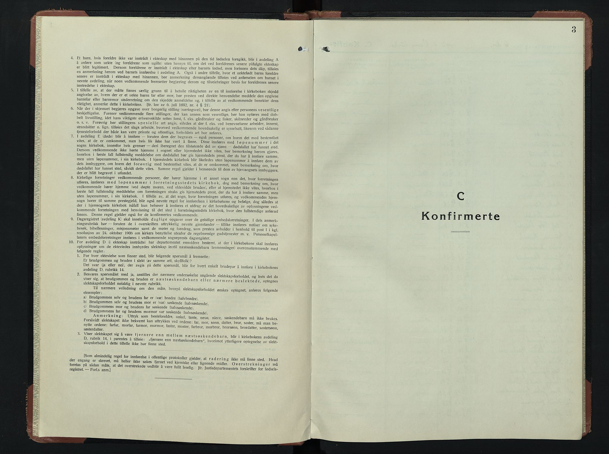 Vang prestekontor, Hedmark, SAH/PREST-008/H/Ha/Hab/L0019: Klokkerbok nr. 19, 1940-1953, s. 3