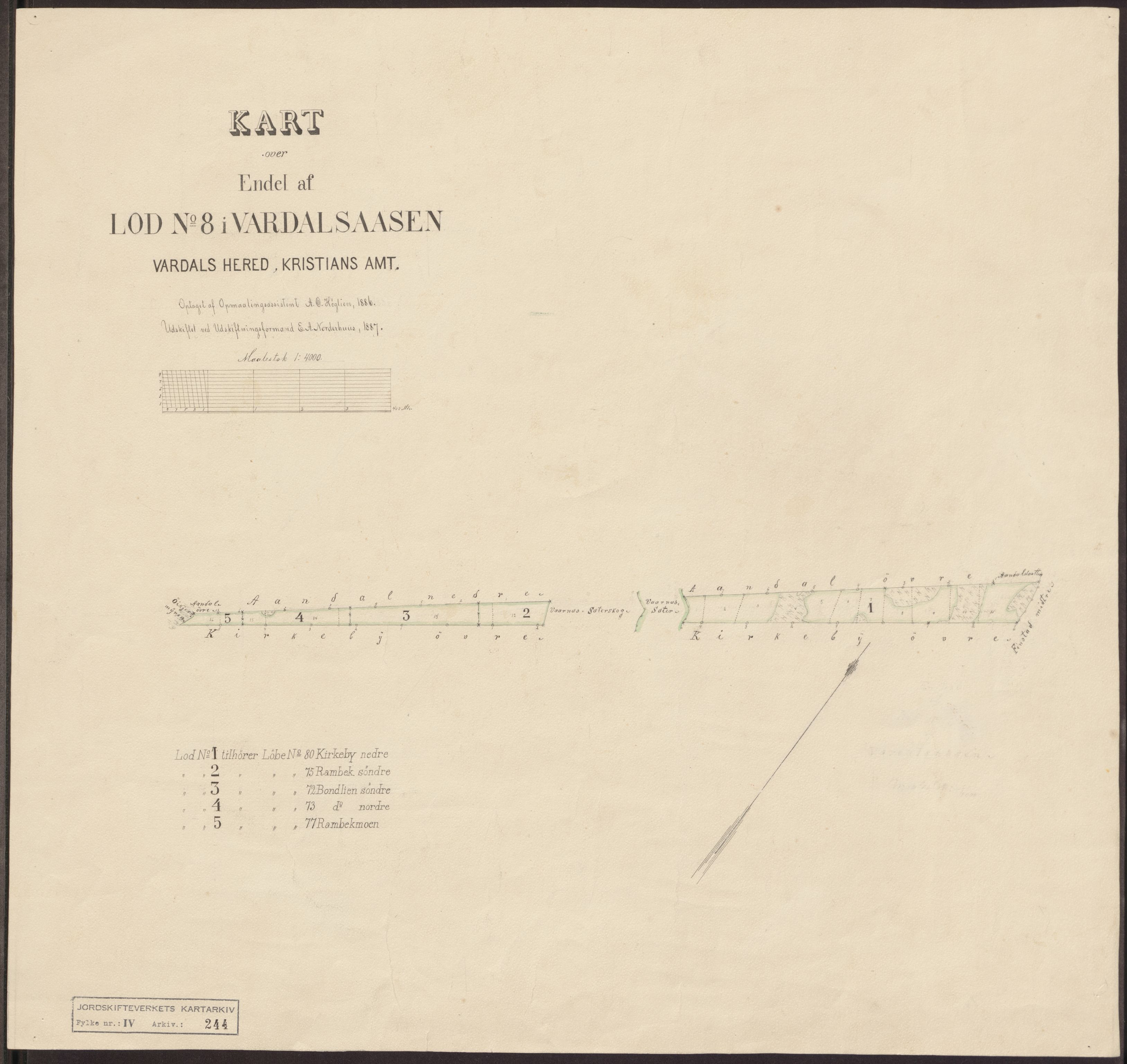 Jordskifteverkets kartarkiv, AV/RA-S-3929/T, 1859-1988, s. 305