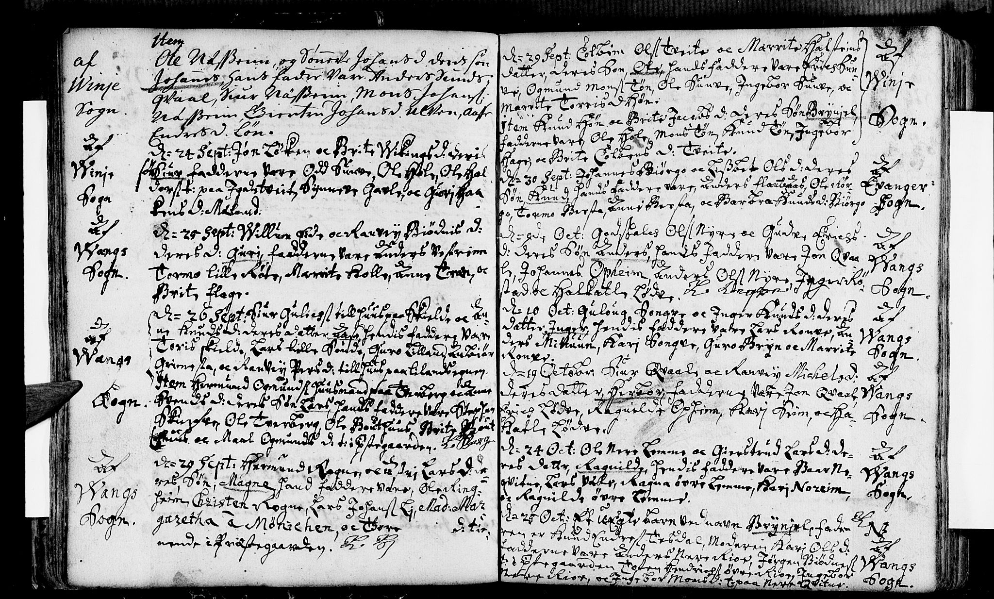 Voss sokneprestembete, AV/SAB-A-79001/H/Haa: Ministerialbok nr. A 1, 1711-1721