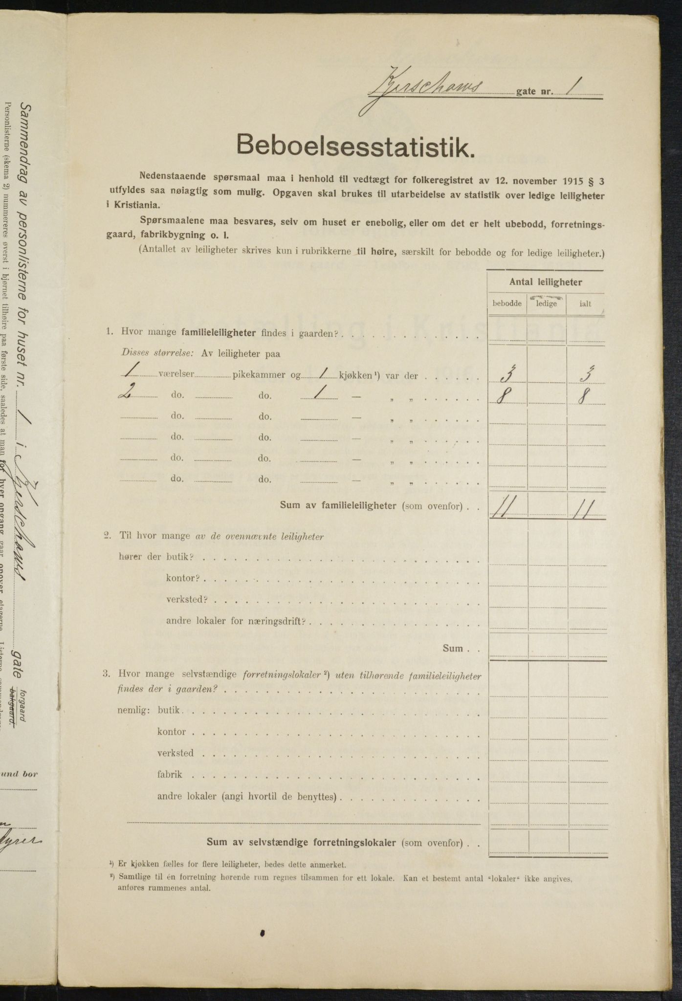 OBA, Kommunal folketelling 1.2.1916 for Kristiania, 1916, s. 50461