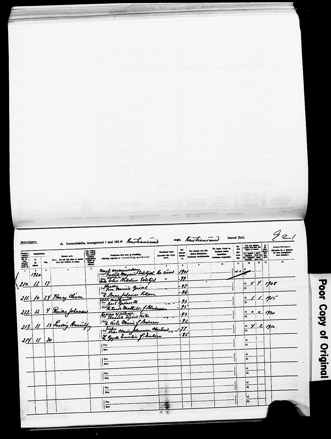 Ministerialprotokoller, klokkerbøker og fødselsregistre - Møre og Romsdal, AV/SAT-A-1454/572/L0861: Ministerialbok nr. 572D05, 1913-1920