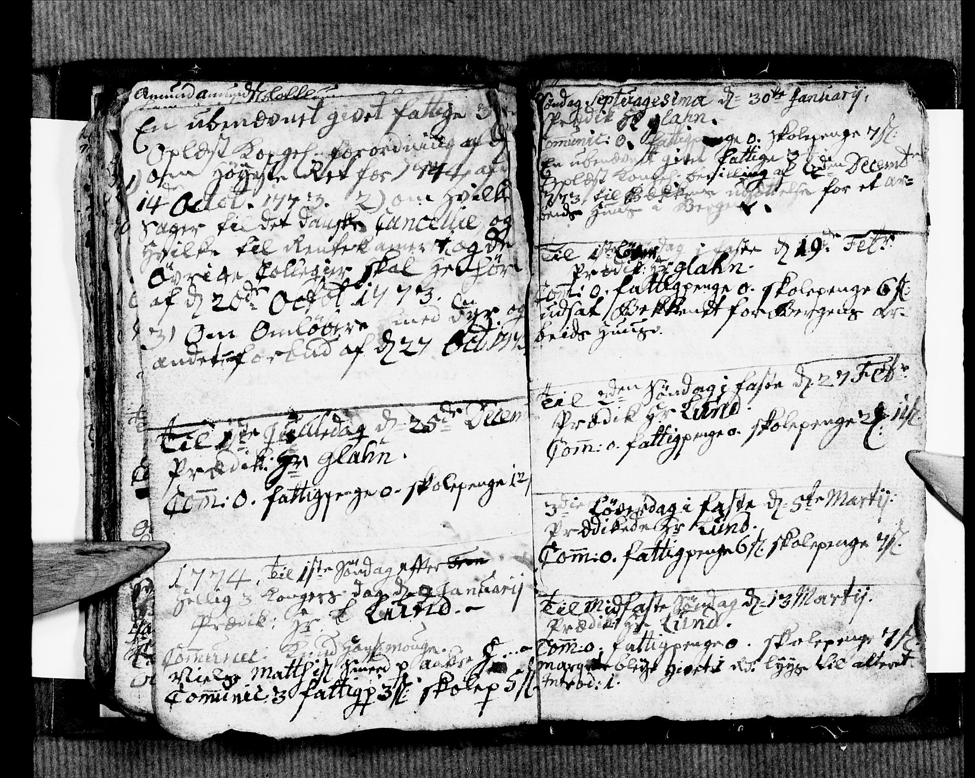 Ullensvang sokneprestembete, SAB/A-78701/H/Hab: Klokkerbok nr. B 3, 1772-1774, s. 38