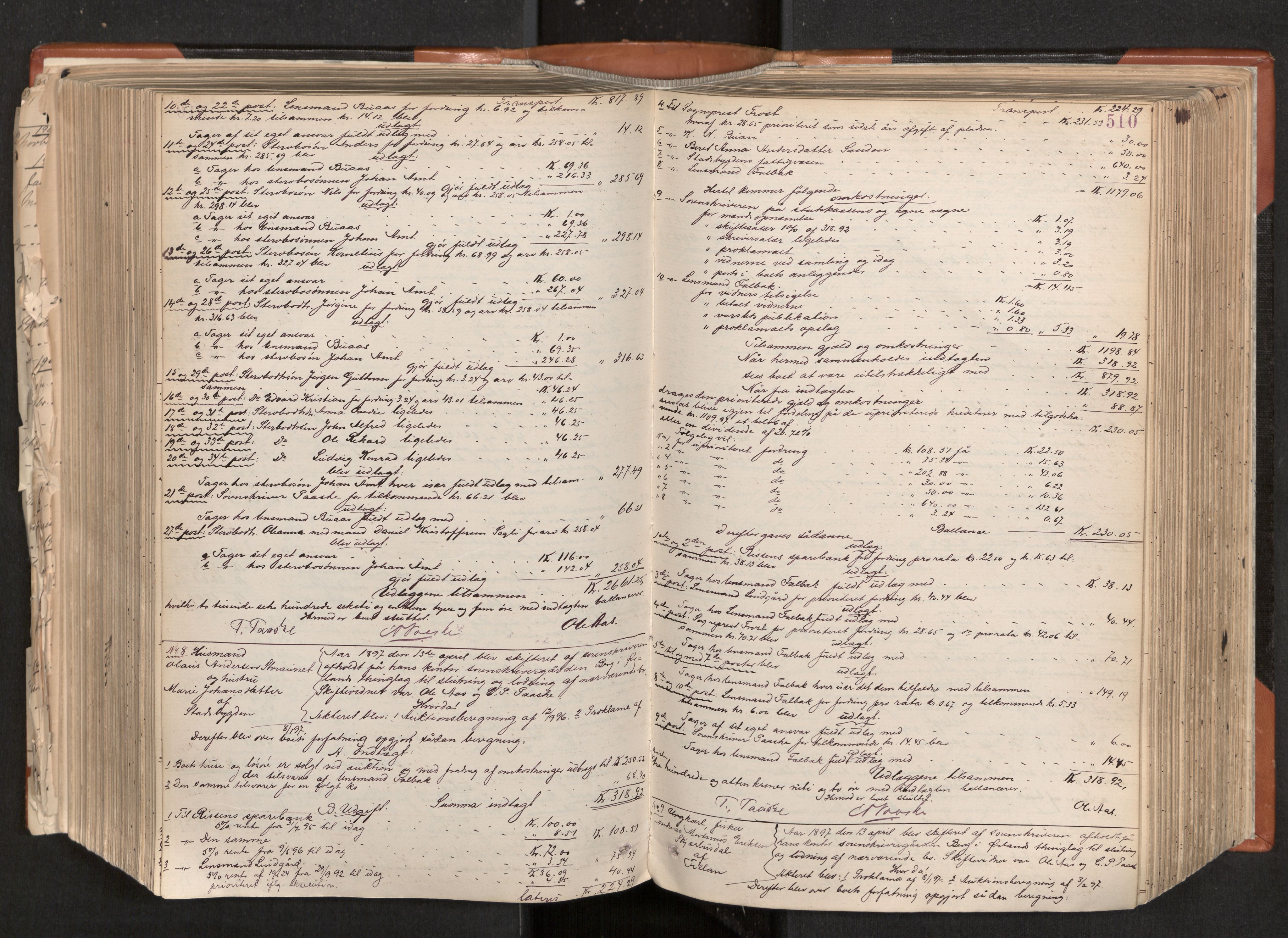 Fosen sorenskriveri, AV/SAT-A-1107/1/3/3A/L0028: Skifteutlodningsprotokoll nr. 7, 1887-1904, s. 510