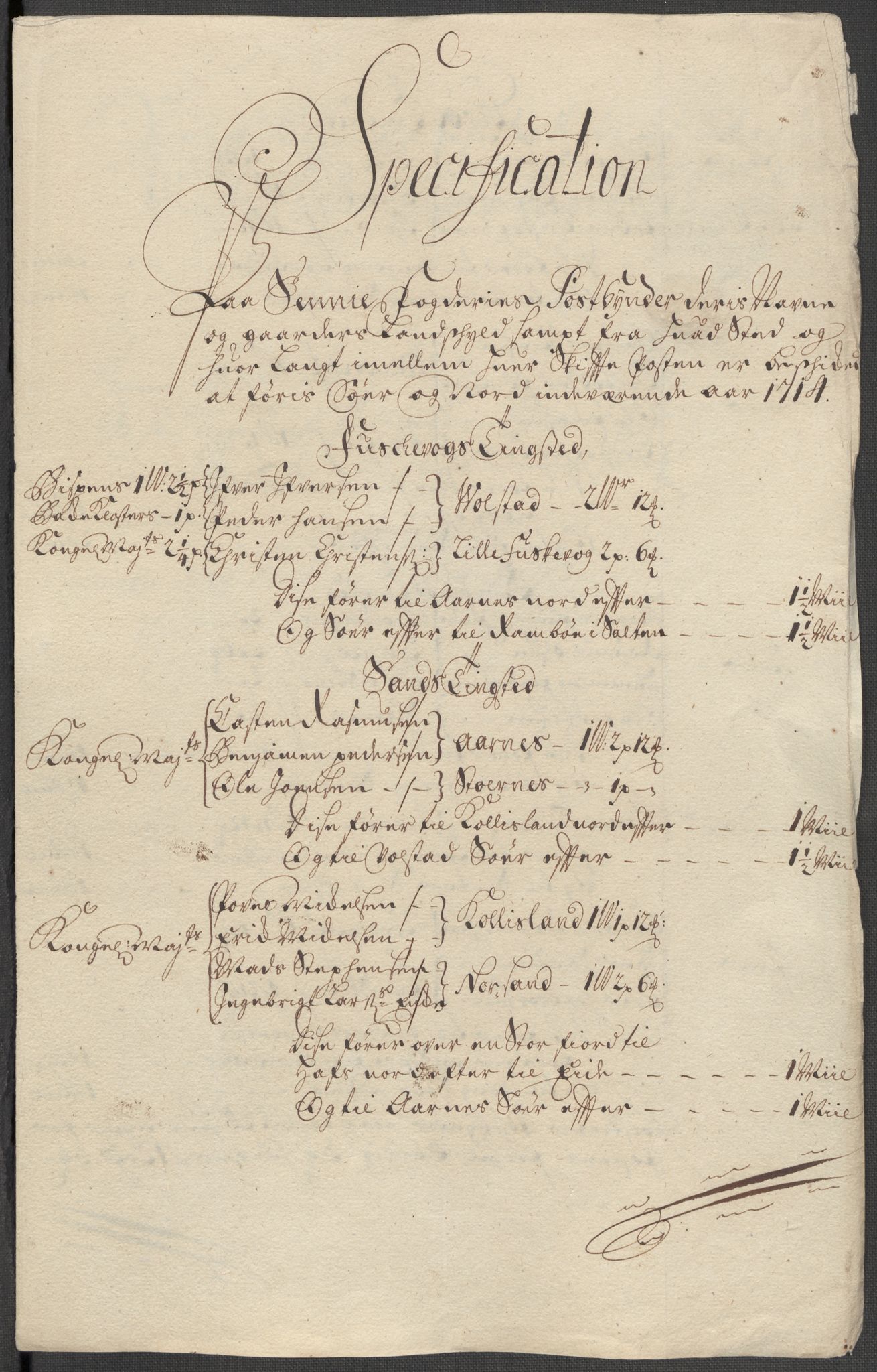 Rentekammeret inntil 1814, Reviderte regnskaper, Fogderegnskap, AV/RA-EA-4092/R68/L4760: Fogderegnskap Senja og Troms, 1714, s. 323