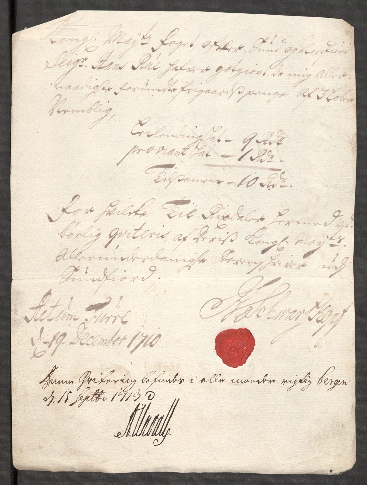 Rentekammeret inntil 1814, Reviderte regnskaper, Fogderegnskap, AV/RA-EA-4092/R53/L3433: Fogderegnskap Sunn- og Nordfjord, 1710-1711, s. 167