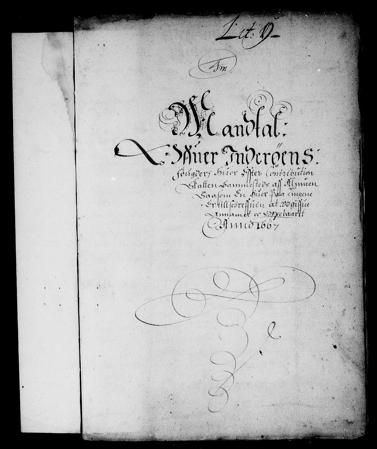 Rentekammeret inntil 1814, Reviderte regnskaper, Stiftamtstueregnskaper, Trondheim stiftamt og Nordland amt, AV/RA-EA-6044/R/Rd/L0021: Trondheim stiftamt, 1667