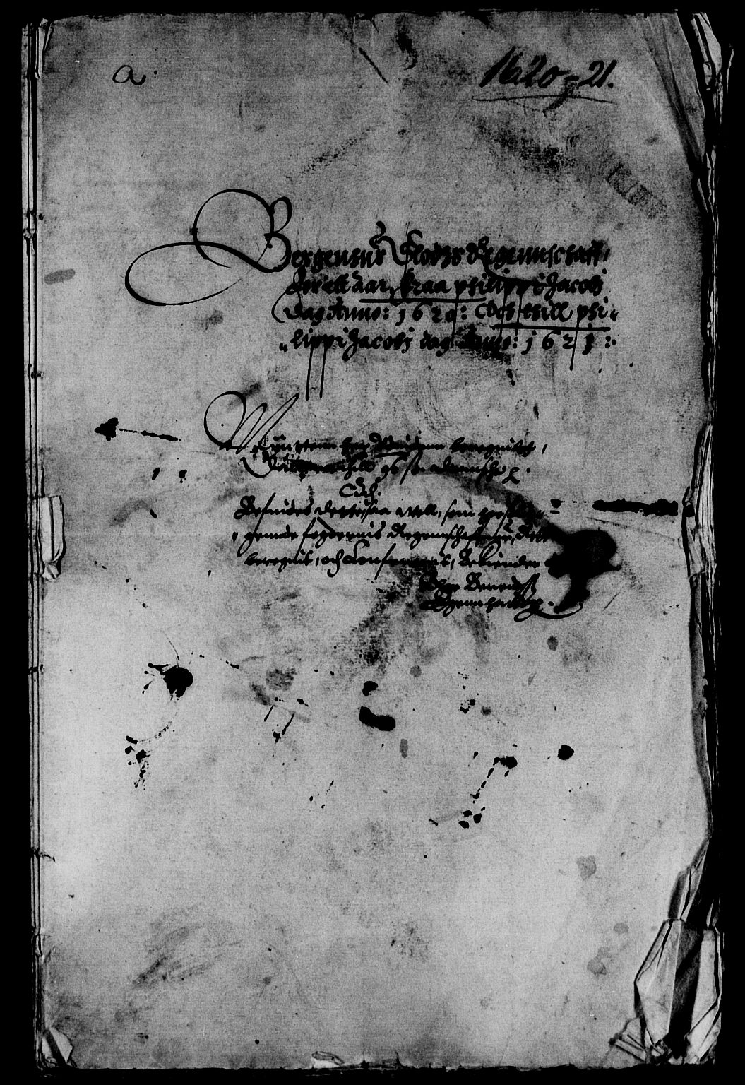 Rentekammeret inntil 1814, Reviderte regnskaper, Lensregnskaper, RA/EA-5023/R/Rb/Rbt/L0029: Bergenhus len, 1619-1621
