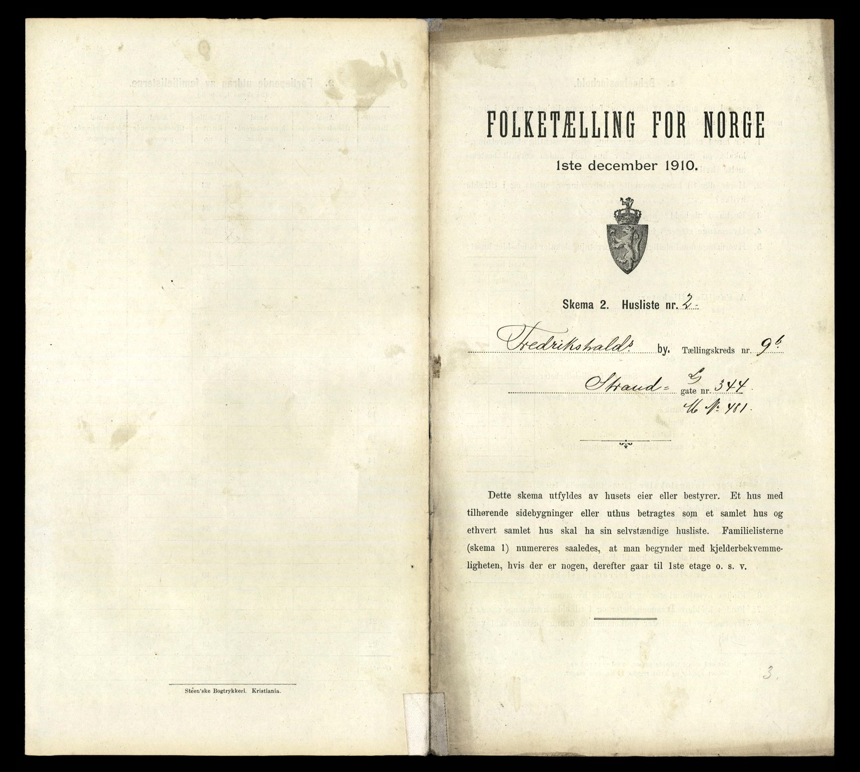 RA, Folketelling 1910 for 0101 Fredrikshald kjøpstad, 1910, s. 2796