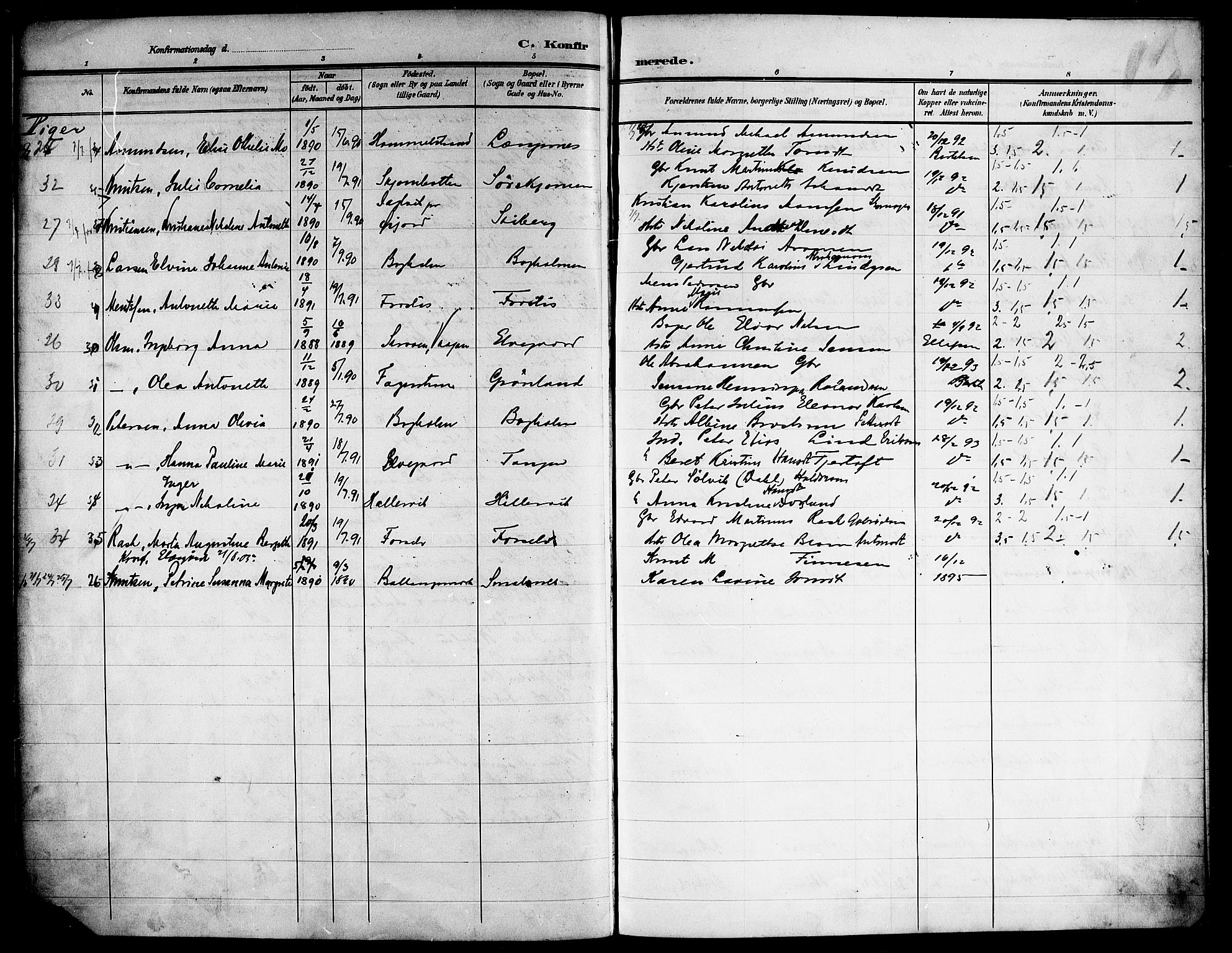 Ministerialprotokoller, klokkerbøker og fødselsregistre - Nordland, AV/SAT-A-1459/866/L0955: Klokkerbok nr. 866C04, 1905-1914
