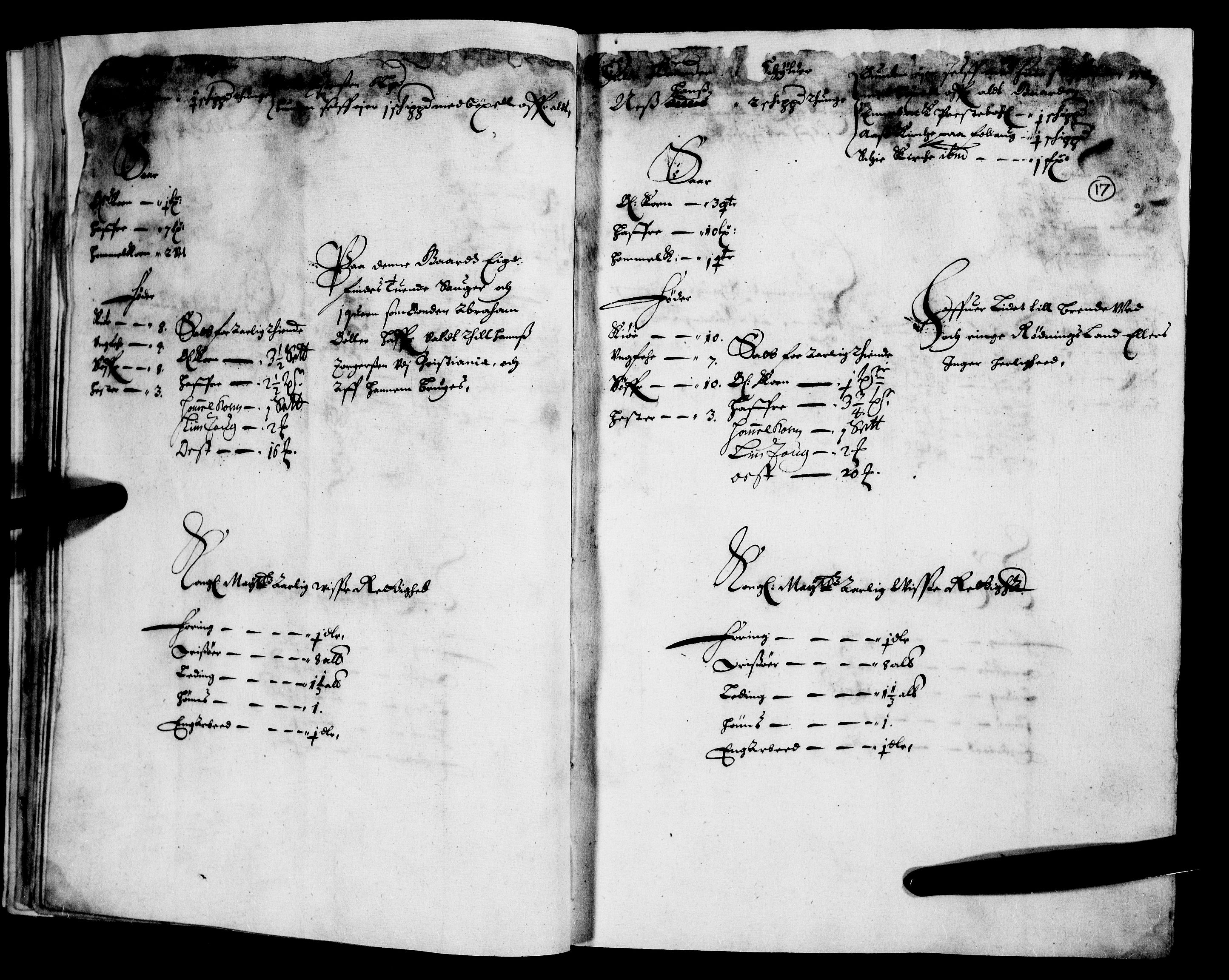 Rentekammeret inntil 1814, Realistisk ordnet avdeling, AV/RA-EA-4070/N/Nb/Nba/L0007: Nedre Romerike fogderi, 1. del, 1666, s. 16b-17a