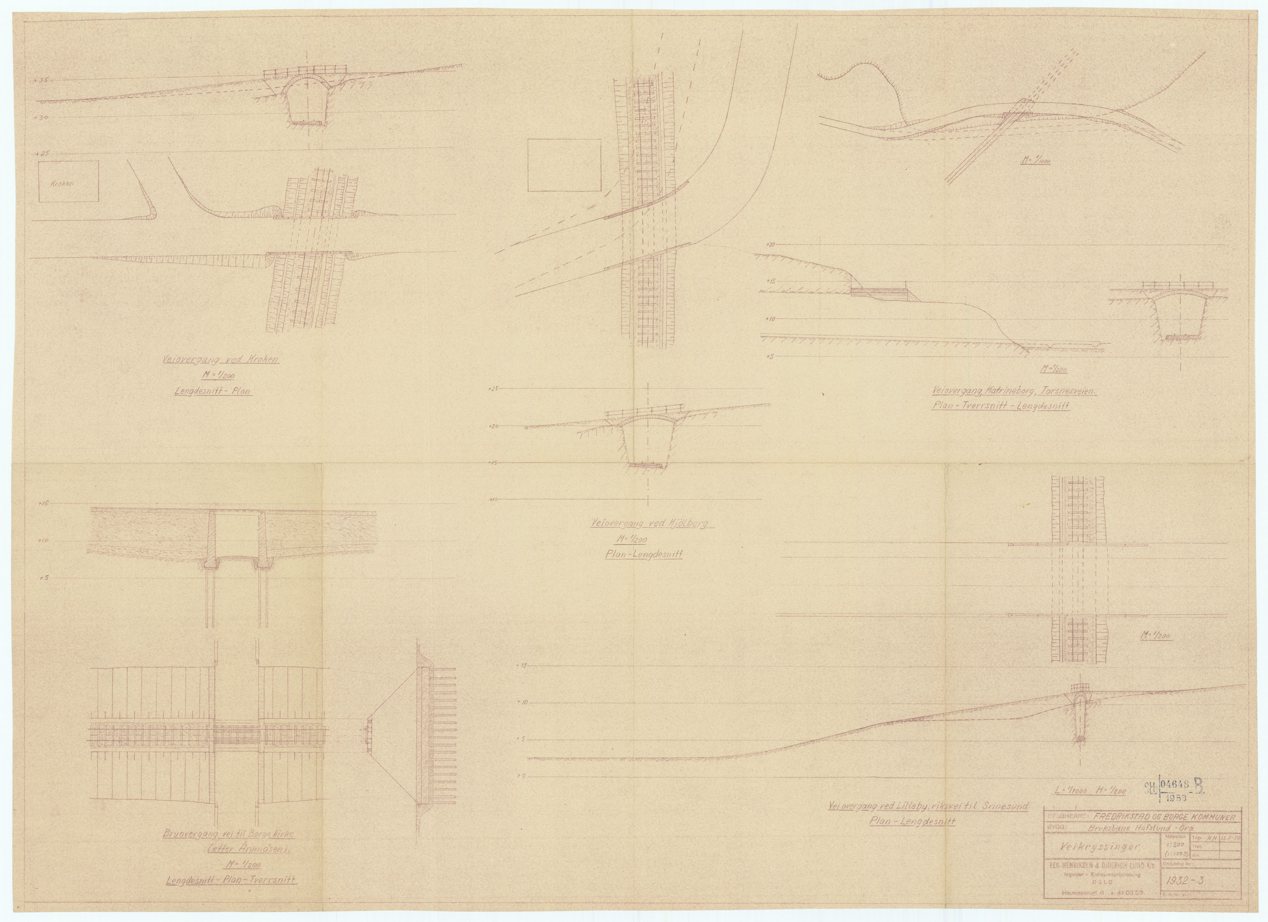 Norges Statsbaner, Baneavdelingen B, RA/S-1619/1/F/Fa/L0023: BRUKSBANE SARPSBORG(HAFSLUND)-FREDRIKSTAD(ØRA), 1953, s. 5