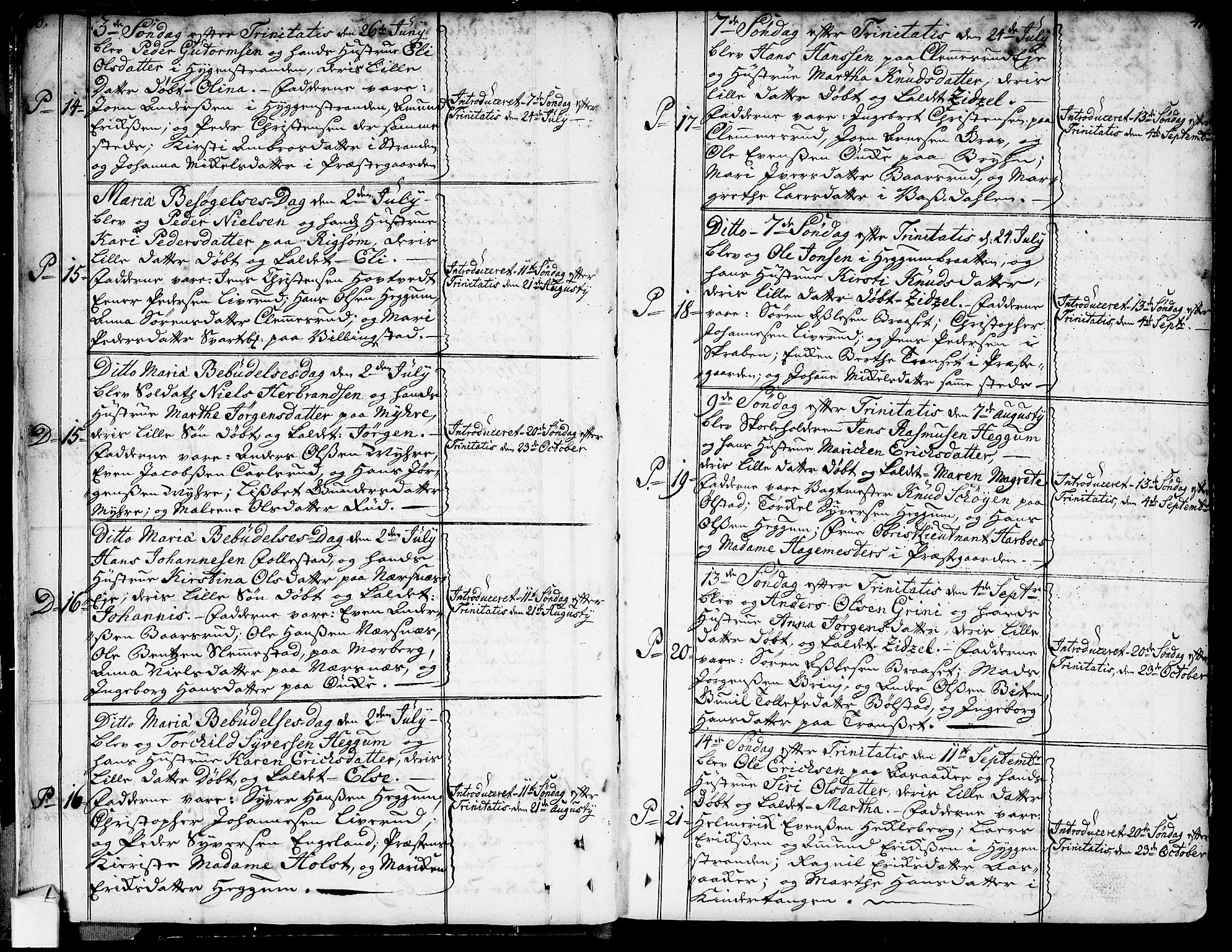 Røyken kirkebøker, SAKO/A-241/G/Ga/L0001: Klokkerbok nr. 1, 1740-1768, s. 40-41