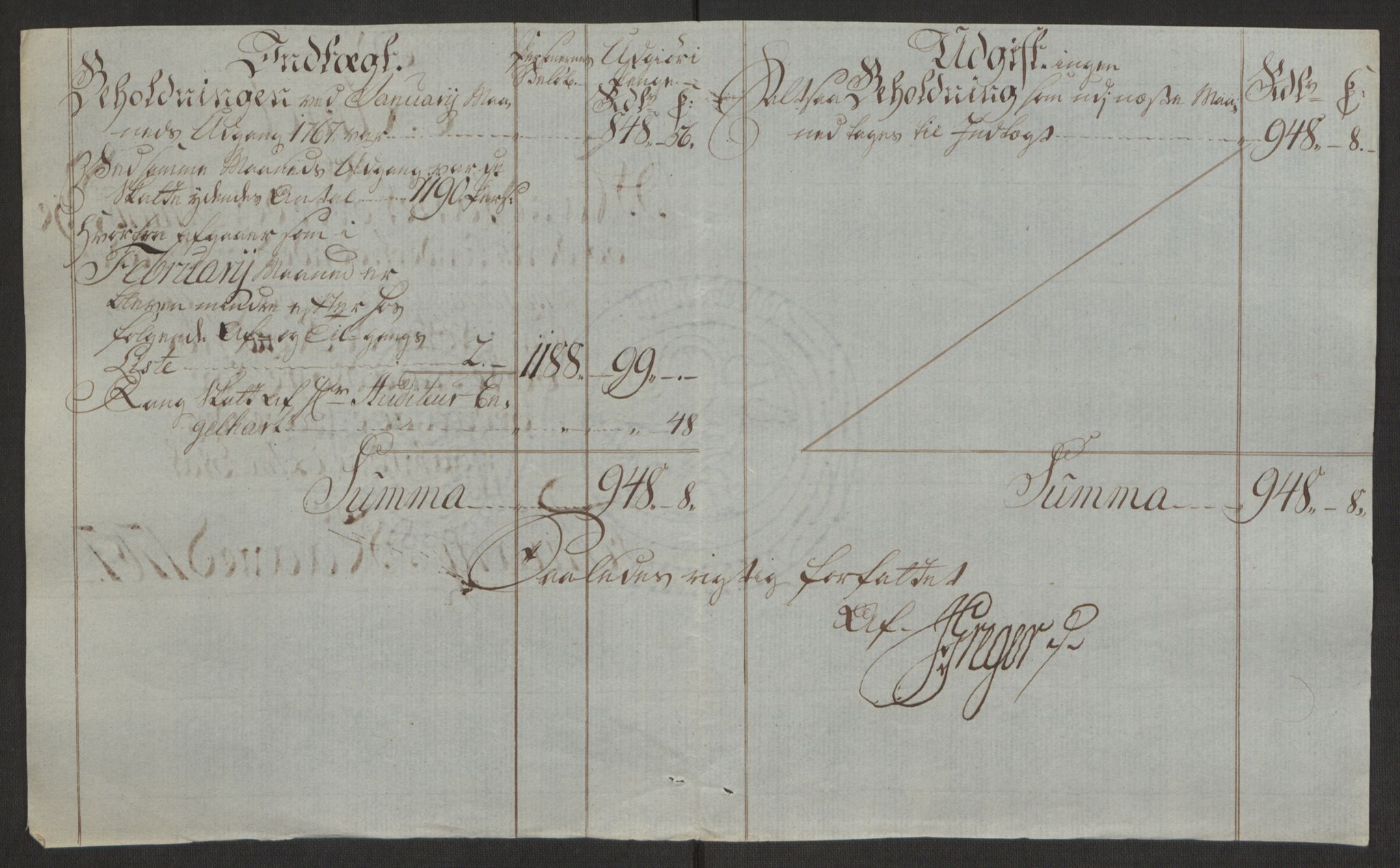 Rentekammeret inntil 1814, Reviderte regnskaper, Byregnskaper, AV/RA-EA-4066/R/Rj/L0198/0001: [J4] Kontribusjonsregnskap / Ekstraskatt, 1762-1768, s. 437