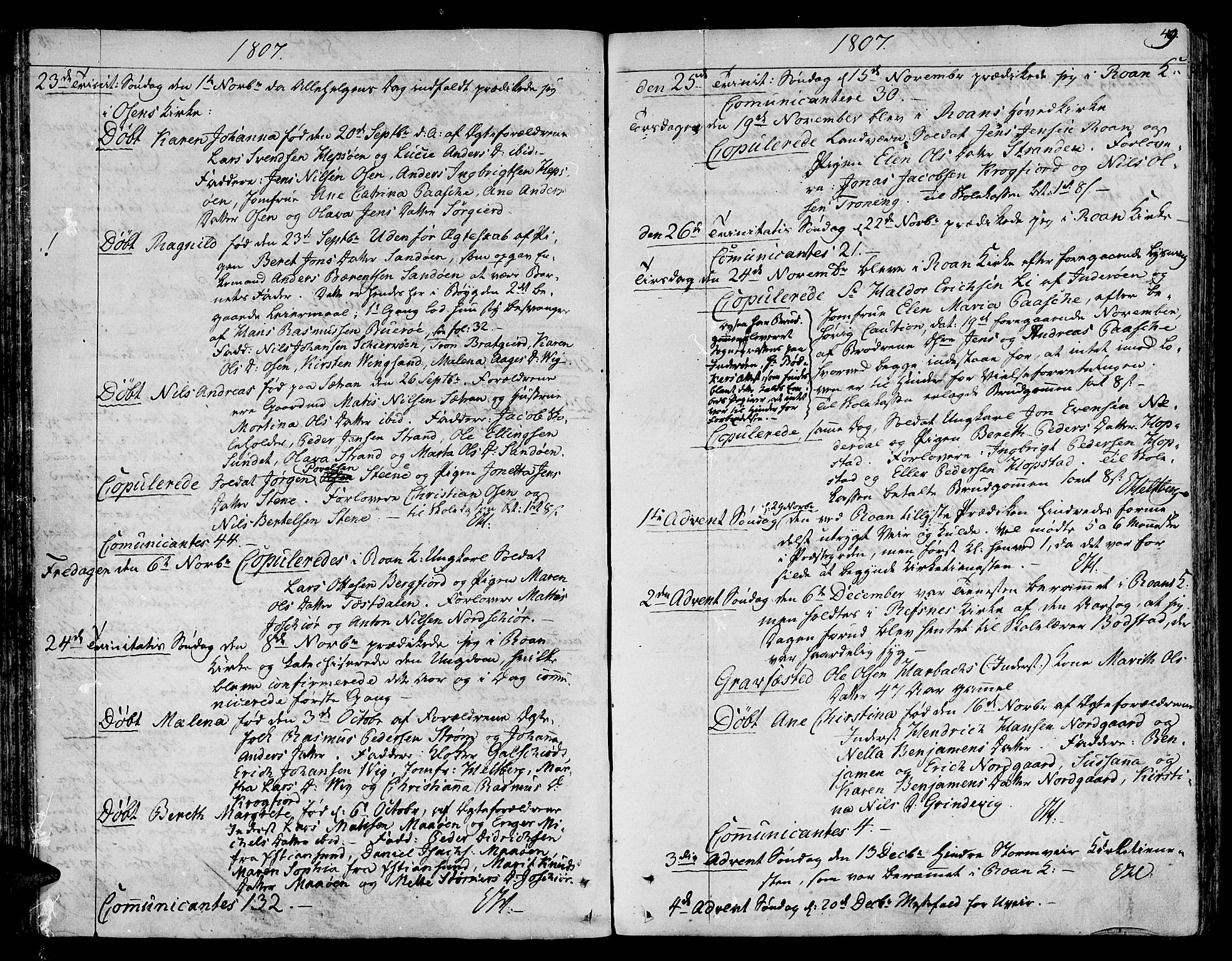 Ministerialprotokoller, klokkerbøker og fødselsregistre - Sør-Trøndelag, SAT/A-1456/657/L0701: Ministerialbok nr. 657A02, 1802-1831, s. 49