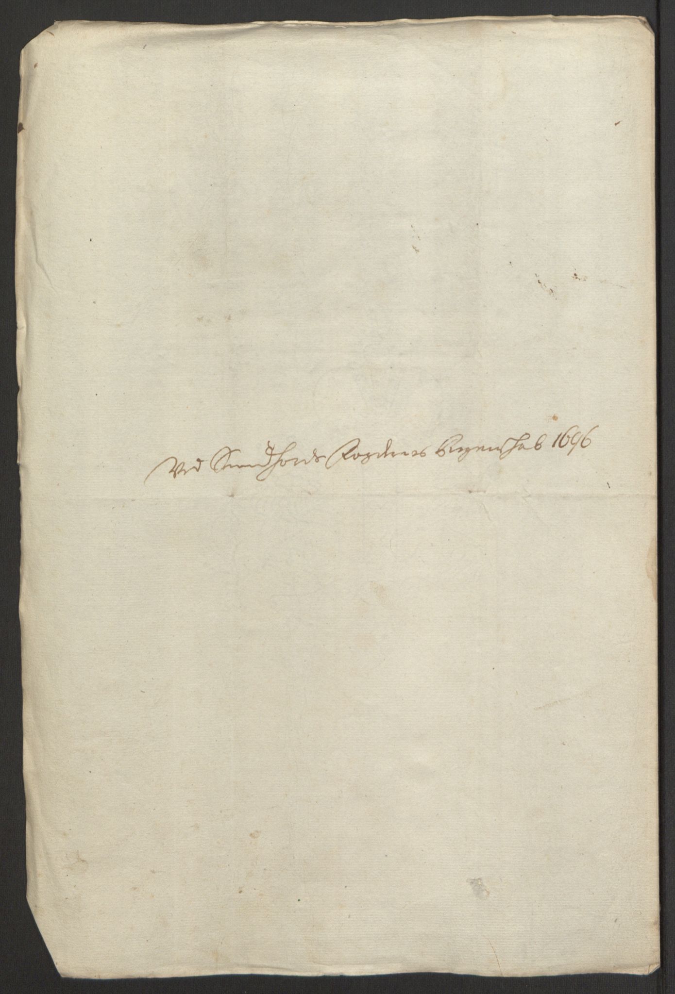 Rentekammeret inntil 1814, Reviderte regnskaper, Fogderegnskap, AV/RA-EA-4092/R48/L2976: Fogderegnskap Sunnhordland og Hardanger, 1695-1696, s. 366