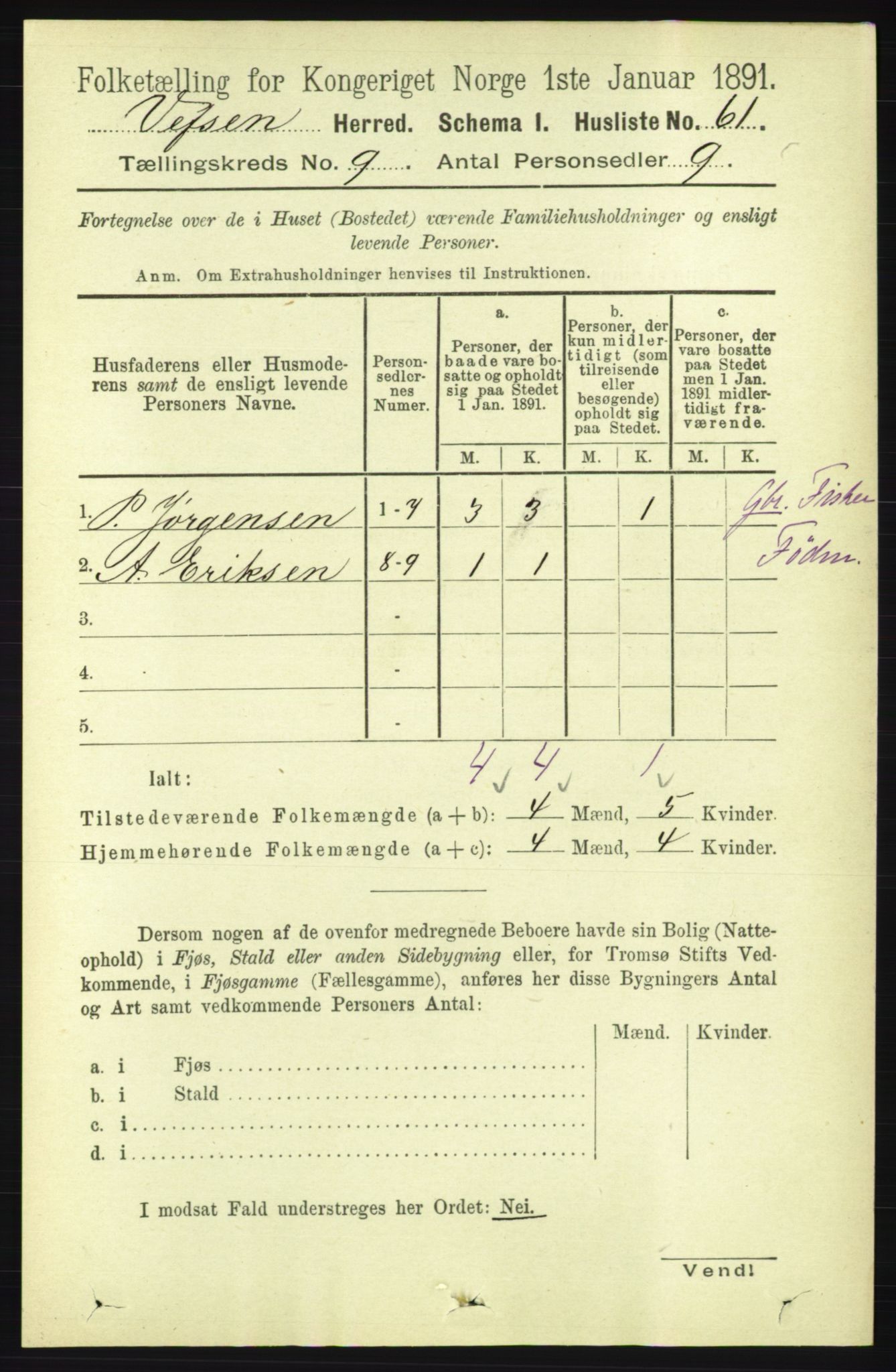 RA, Folketelling 1891 for 1824 Vefsn herred, 1891, s. 4687