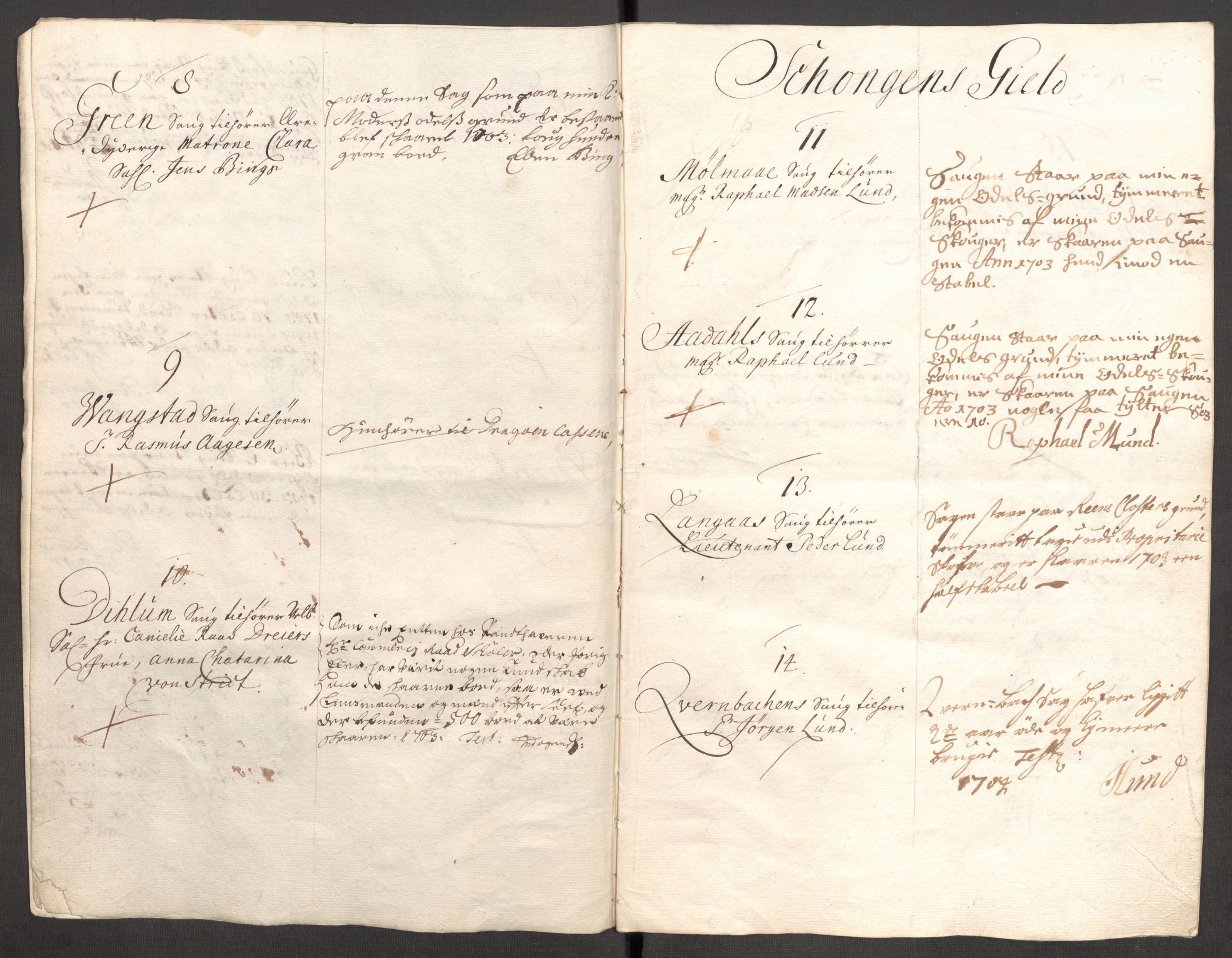 Rentekammeret inntil 1814, Reviderte regnskaper, Fogderegnskap, RA/EA-4092/R62/L4194: Fogderegnskap Stjørdal og Verdal, 1703, s. 159