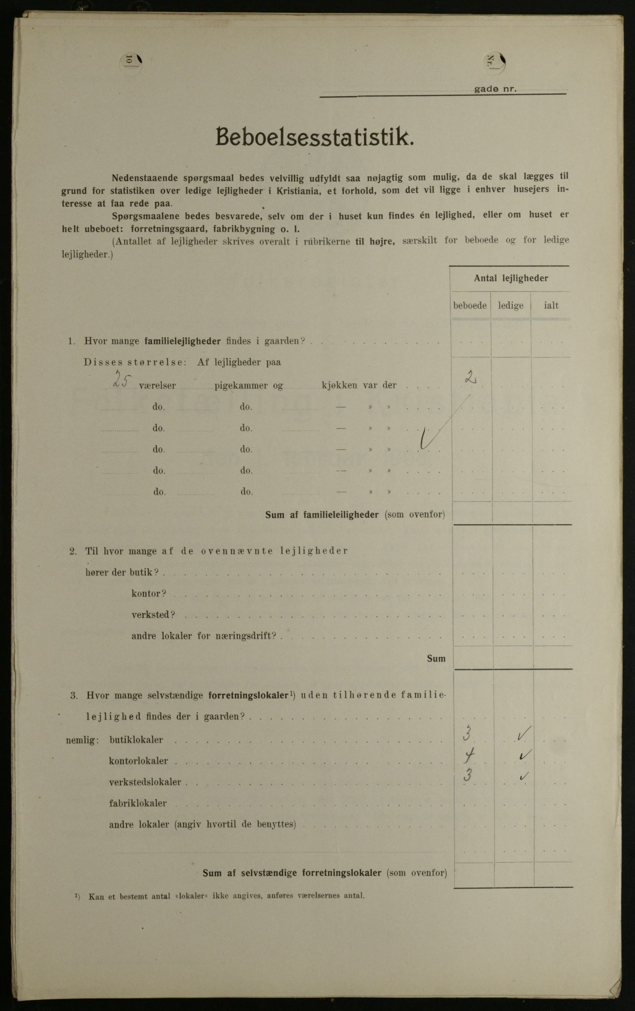 OBA, Kommunal folketelling 1.2.1908 for Kristiania kjøpstad, 1908, s. 92507