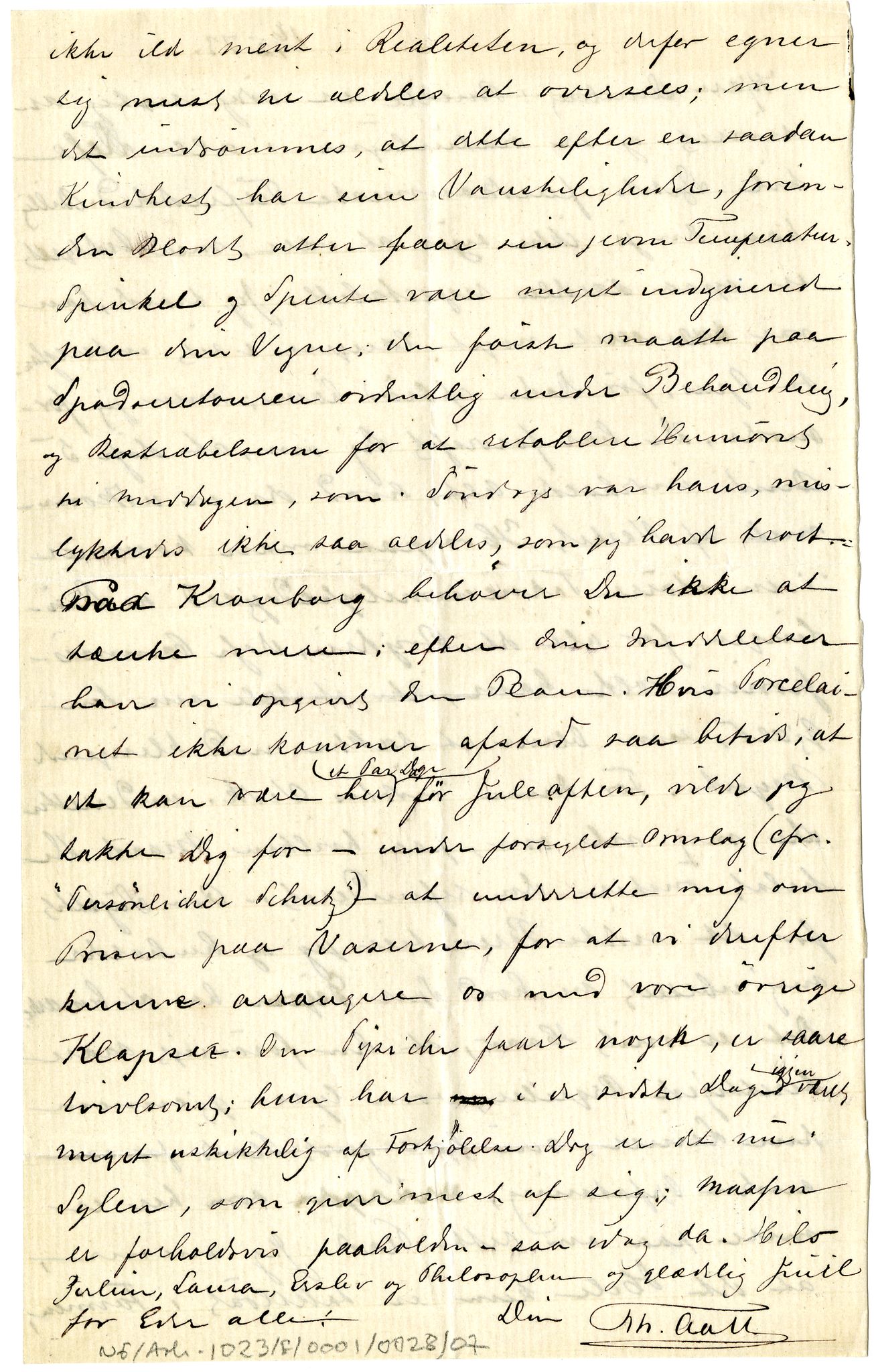 Diderik Maria Aalls brevsamling, NF/Ark-1023/F/L0001: D.M. Aalls brevsamling. A - B, 1738-1889, s. 325