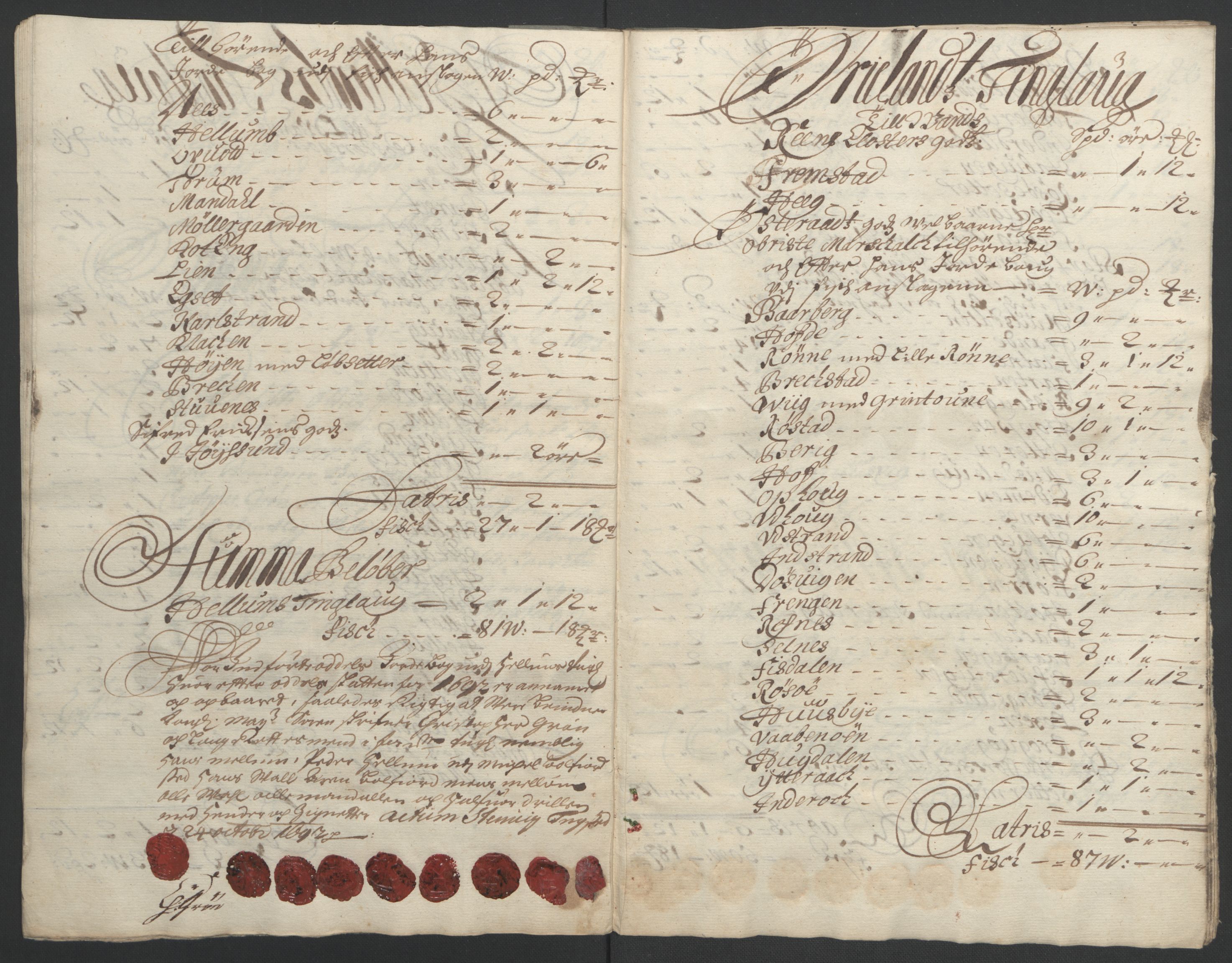 Rentekammeret inntil 1814, Reviderte regnskaper, Fogderegnskap, AV/RA-EA-4092/R57/L3849: Fogderegnskap Fosen, 1692-1693, s. 102