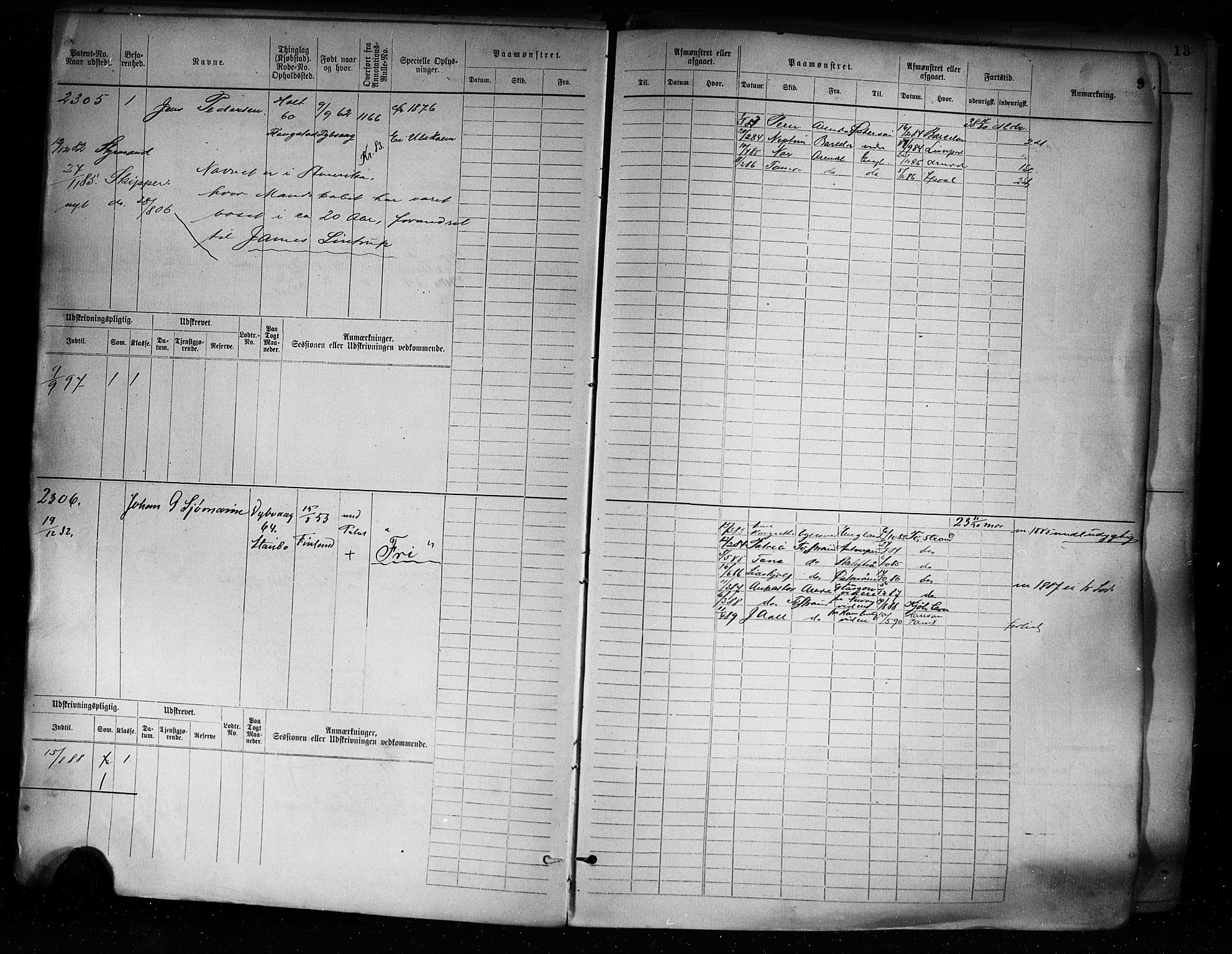 Tvedestrand mønstringskrets, AV/SAK-2031-0011/F/Fb/L0004: Hovedrulle A nr 2289-3056, R-5, 1880-1910, s. 12