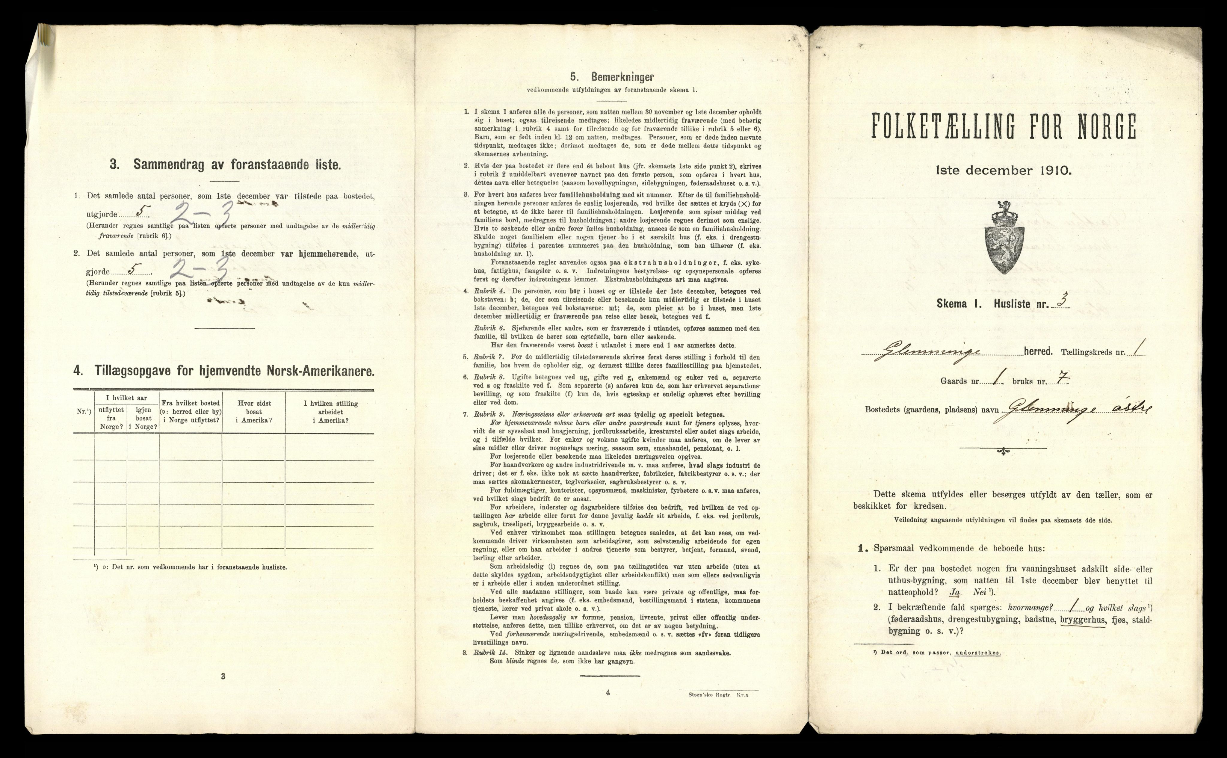 RA, Folketelling 1910 for 0132 Glemmen herred, 1910, s. 50