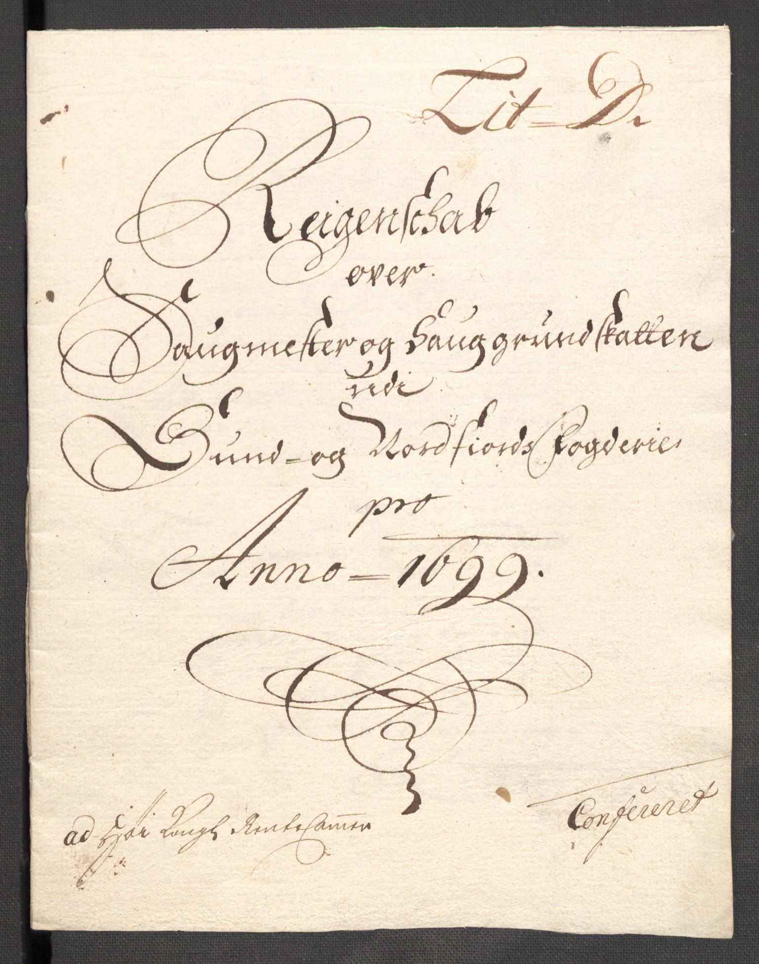 Rentekammeret inntil 1814, Reviderte regnskaper, Fogderegnskap, AV/RA-EA-4092/R53/L3424: Fogderegnskap Sunn- og Nordfjord, 1699, s. 125