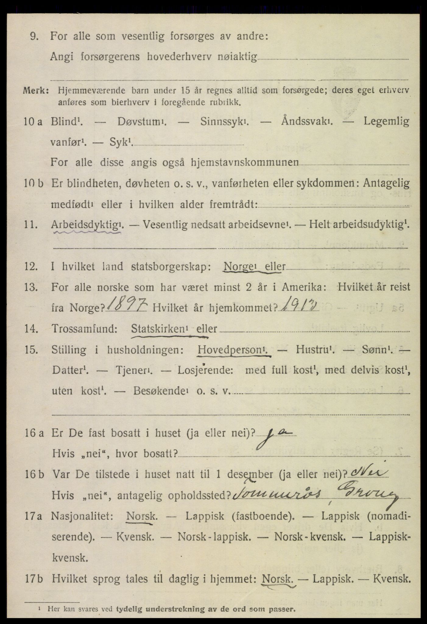 SAT, Folketelling 1920 for 1736 Snåsa herred, 1920, s. 1555