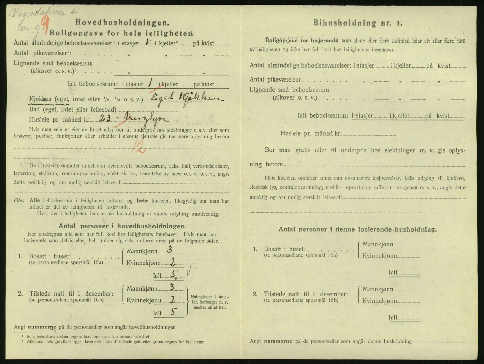 SAO, Folketelling 1920 for 0301 Kristiania kjøpstad, 1920, s. 62617