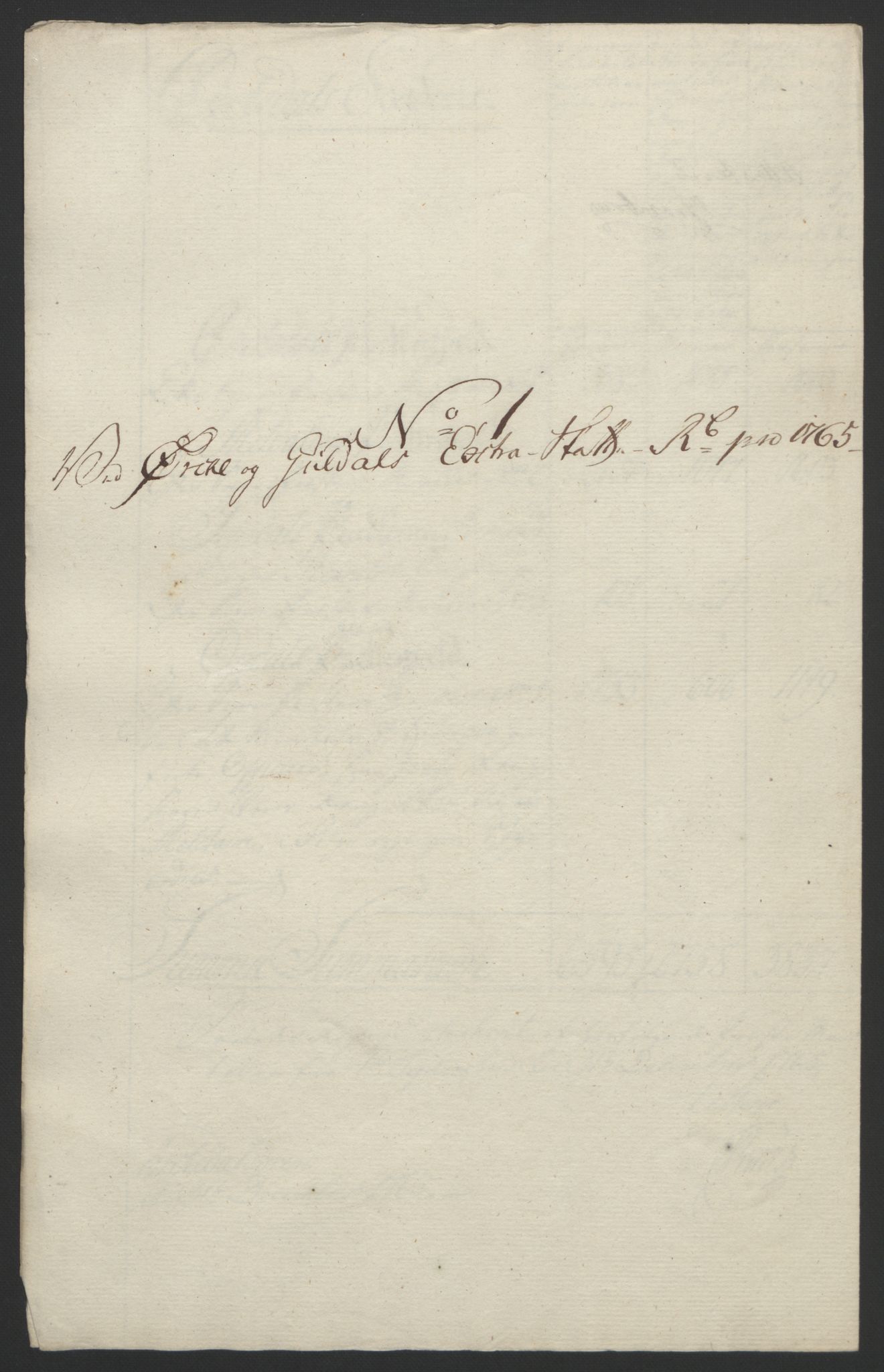 Rentekammeret inntil 1814, Reviderte regnskaper, Fogderegnskap, RA/EA-4092/R60/L4094: Ekstraskatten Orkdal og Gauldal, 1762-1765, s. 255