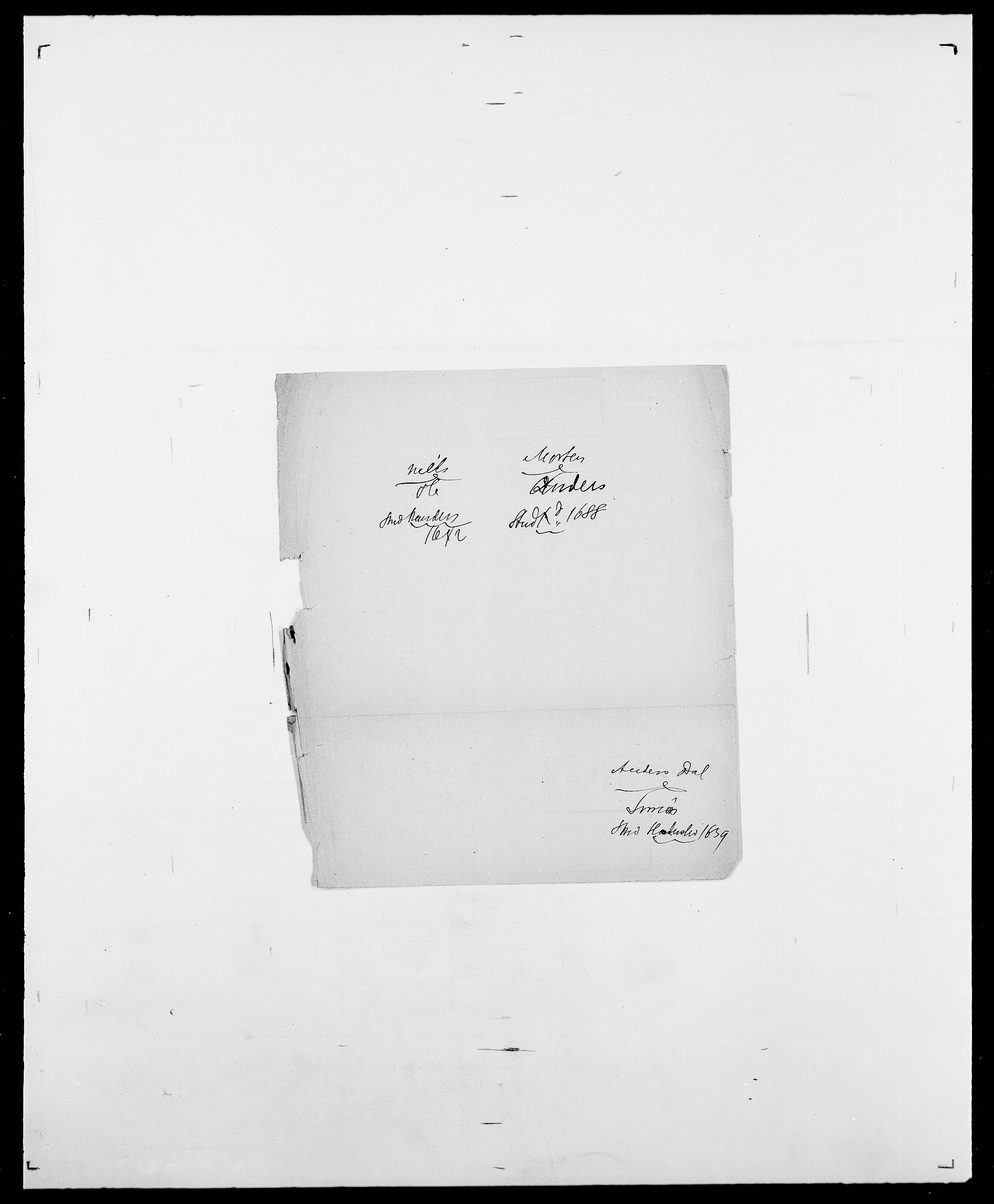 Delgobe, Charles Antoine - samling, SAO/PAO-0038/D/Da/L0009: Dahl - v. Düren, s. 215