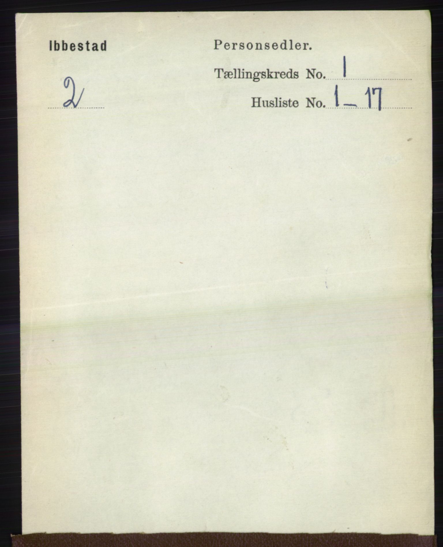 RA, Folketelling 1891 for 1917 Ibestad herred, 1891, s. 121