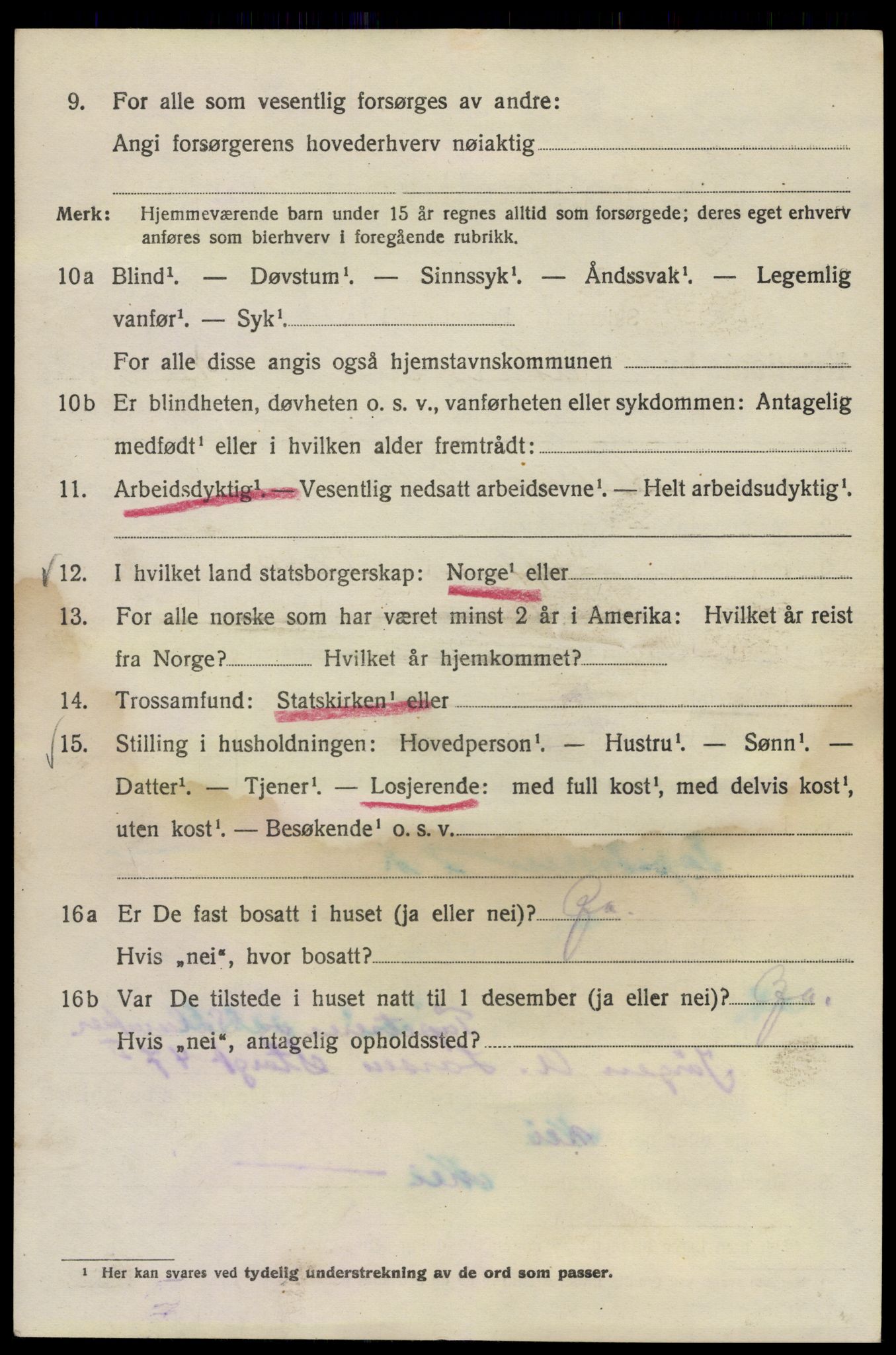 SAO, Folketelling 1920 for 0301 Kristiania kjøpstad, 1920, s. 140898