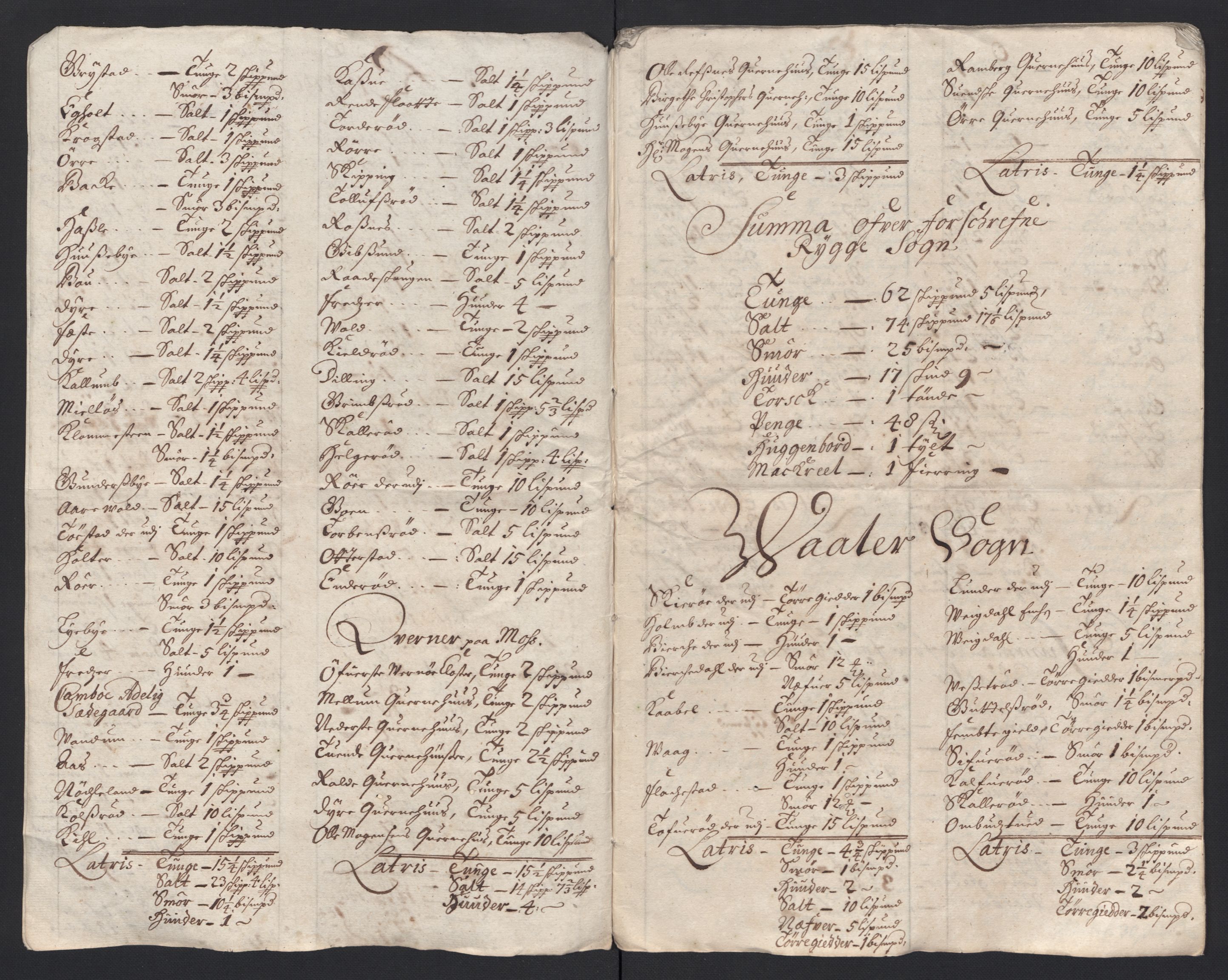 Rentekammeret inntil 1814, Reviderte regnskaper, Fogderegnskap, AV/RA-EA-4092/R04/L0129: Fogderegnskap Moss, Onsøy, Tune, Veme og Åbygge, 1700, s. 552