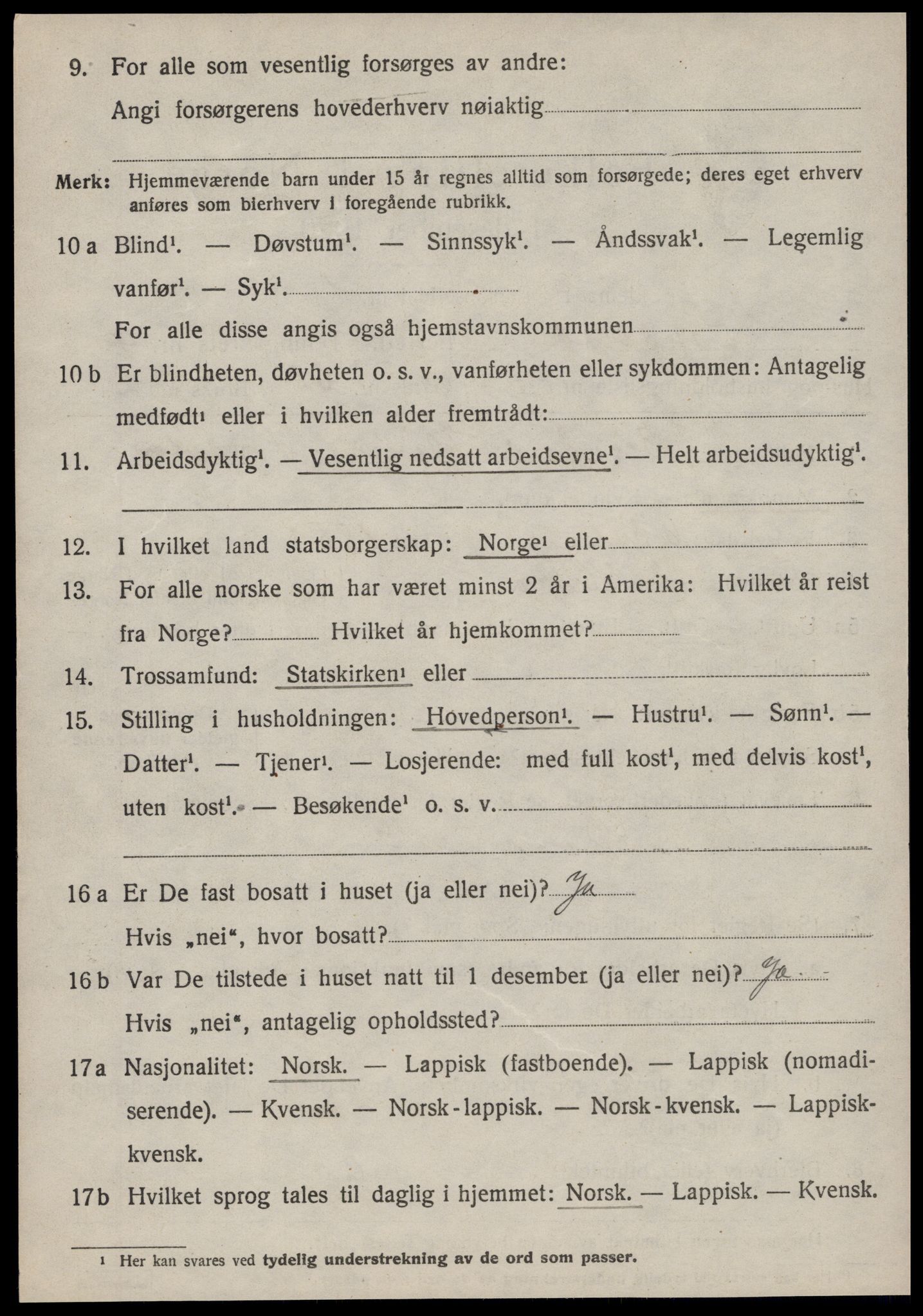SAT, Folketelling 1920 for 1615 Sandstad herred, 1920, s. 1932