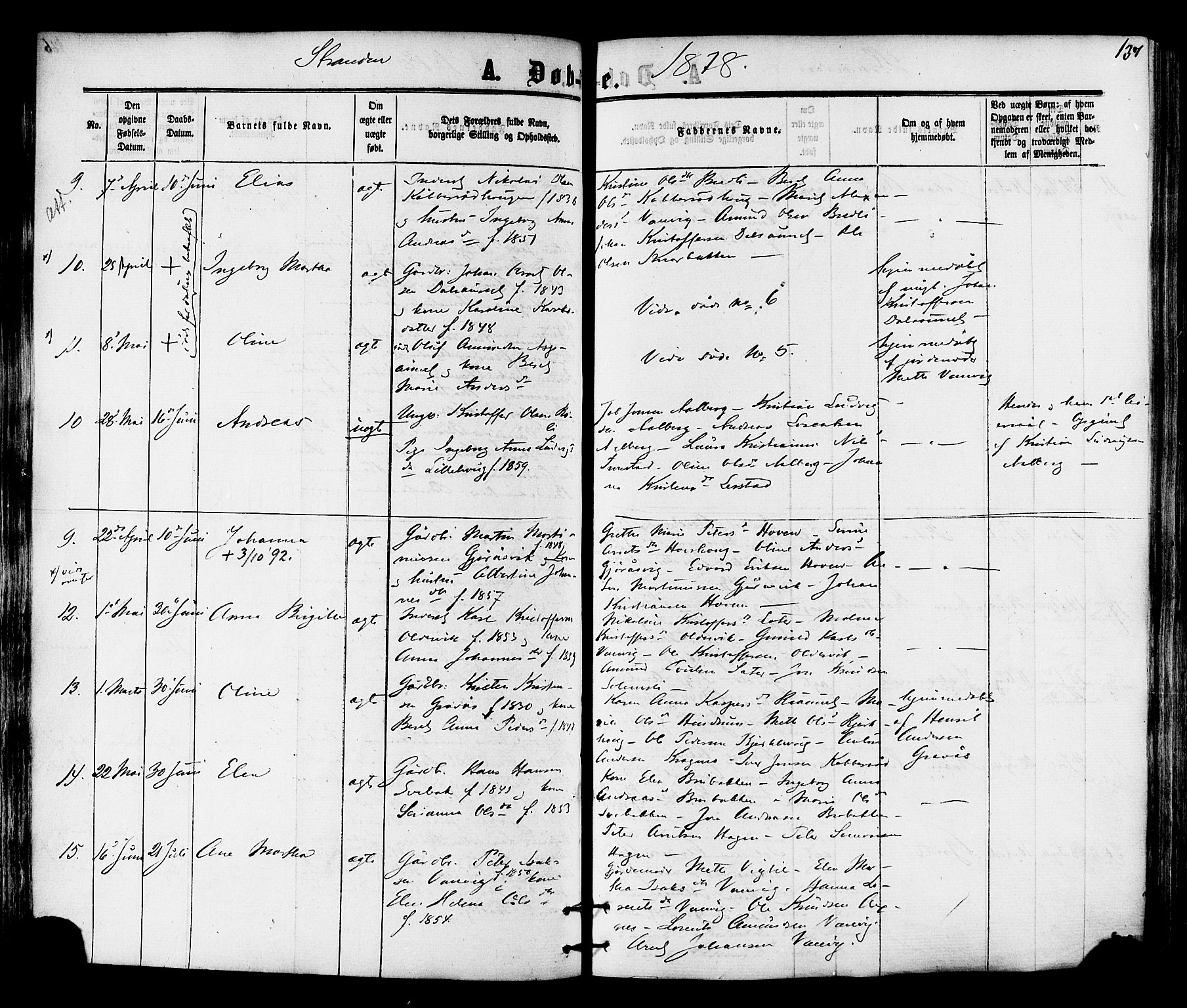 Ministerialprotokoller, klokkerbøker og fødselsregistre - Nord-Trøndelag, SAT/A-1458/701/L0009: Ministerialbok nr. 701A09 /2, 1864-1882, s. 137