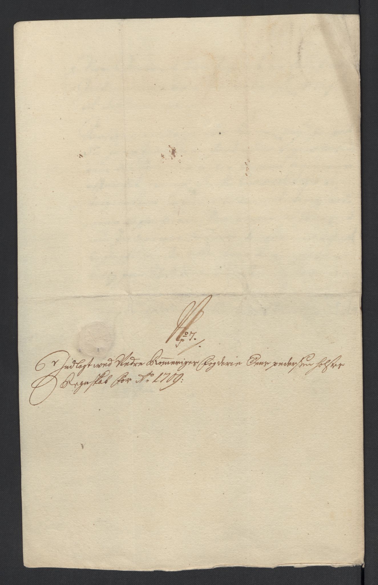 Rentekammeret inntil 1814, Reviderte regnskaper, Fogderegnskap, AV/RA-EA-4092/R11/L0591: Fogderegnskap Nedre Romerike, 1708-1709, s. 203