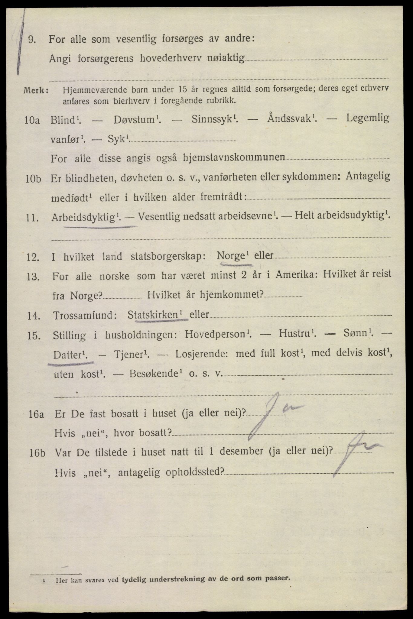 SAKO, Folketelling 1920 for 0826 Tinn herred, 1920, s. 8833