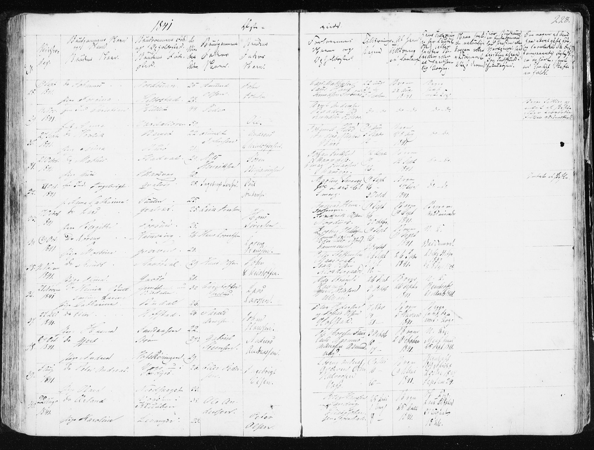 Ministerialprotokoller, klokkerbøker og fødselsregistre - Sør-Trøndelag, SAT/A-1456/634/L0528: Ministerialbok nr. 634A04, 1827-1842, s. 228
