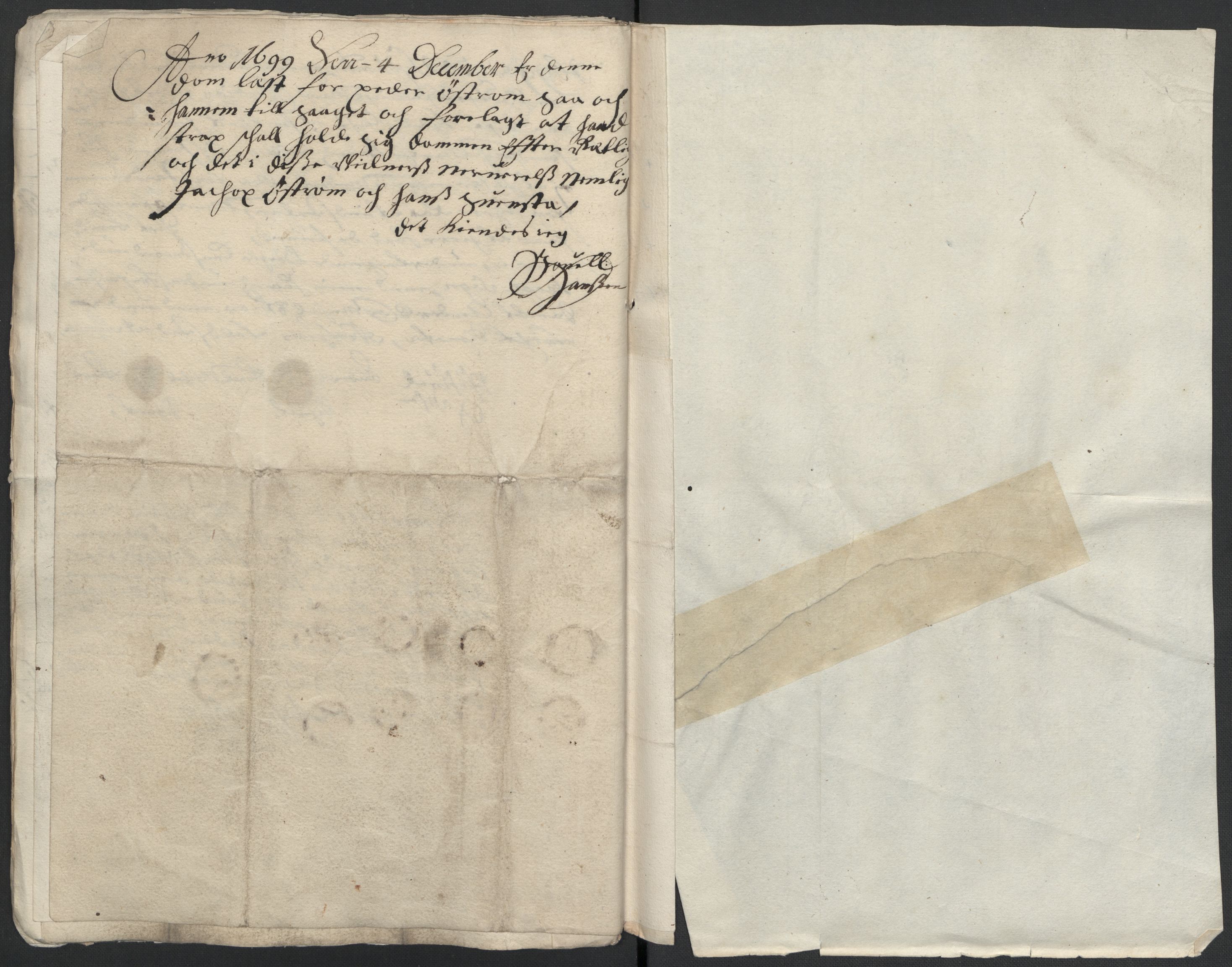 Rentekammeret inntil 1814, Reviderte regnskaper, Fogderegnskap, RA/EA-4092/R17/L1172: Fogderegnskap Gudbrandsdal, 1699, s. 107