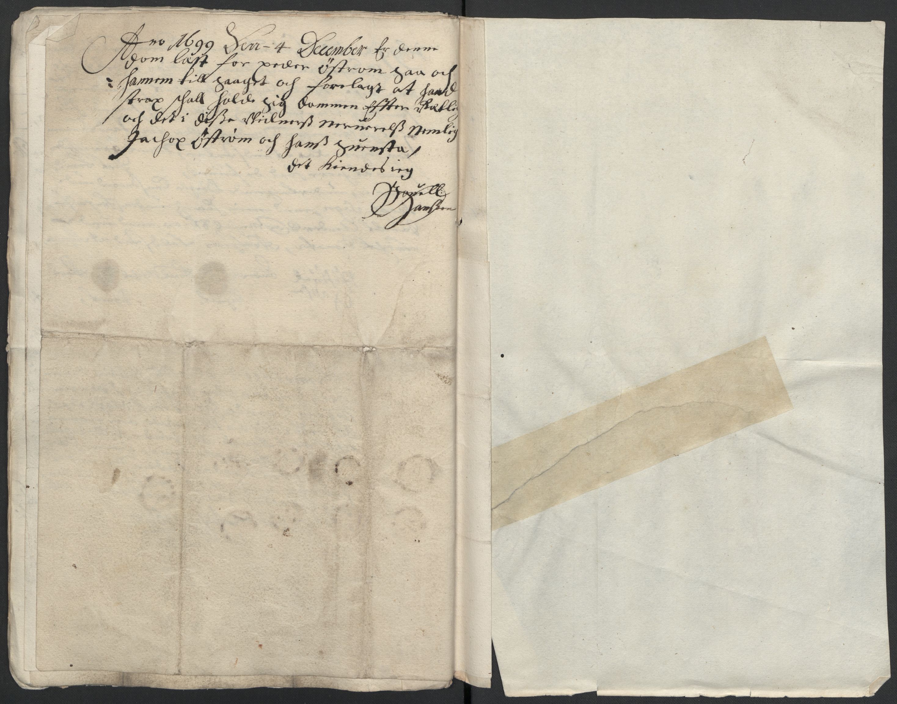 Rentekammeret inntil 1814, Reviderte regnskaper, Fogderegnskap, AV/RA-EA-4092/R17/L1172: Fogderegnskap Gudbrandsdal, 1699, s. 107